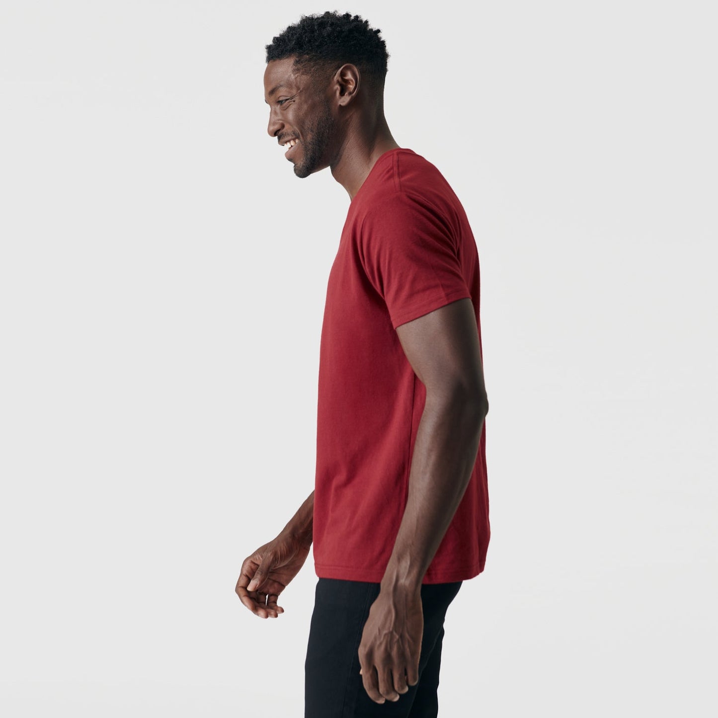Crimson V-Neck Tee