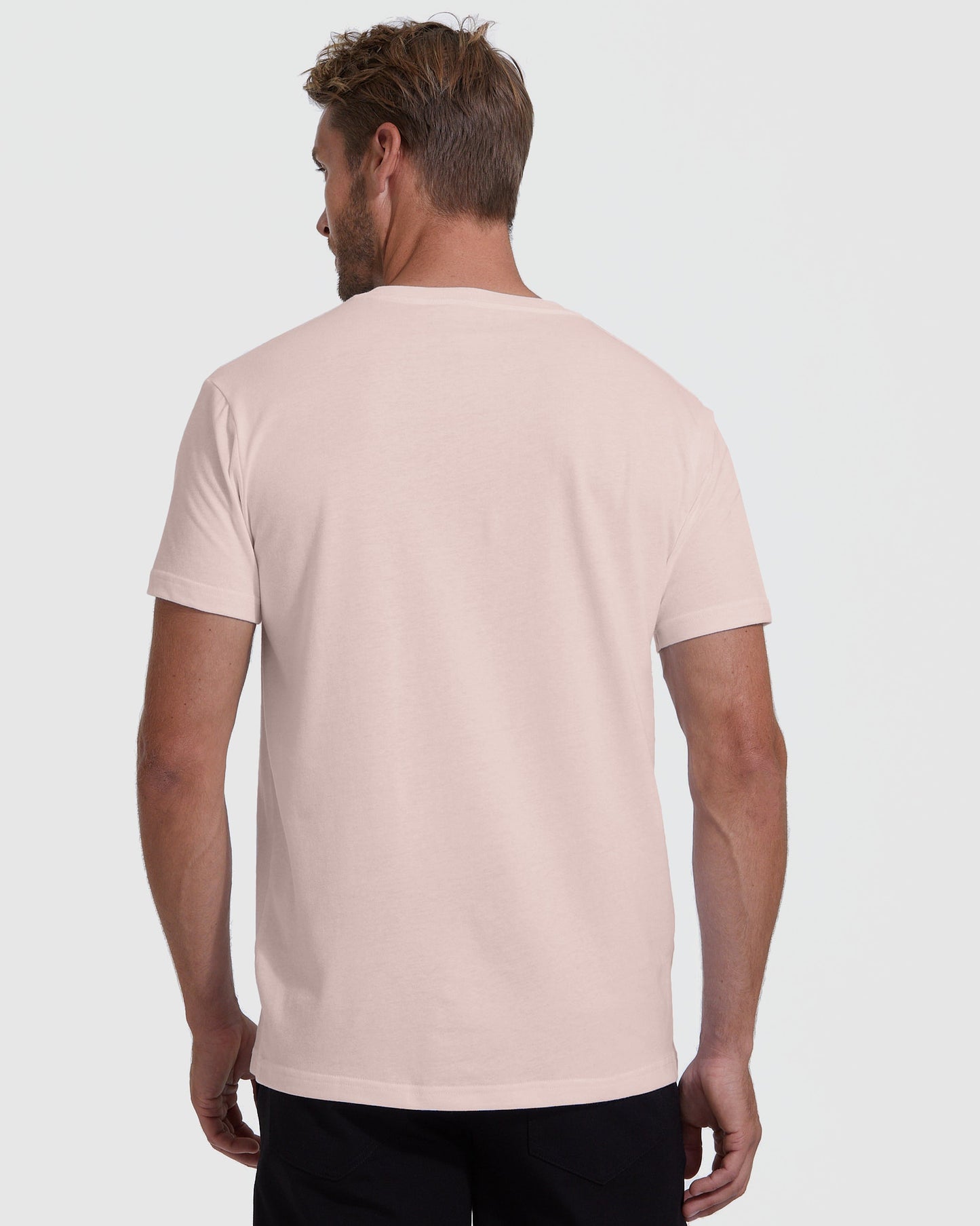 Dusty Pink V-Neck Tee