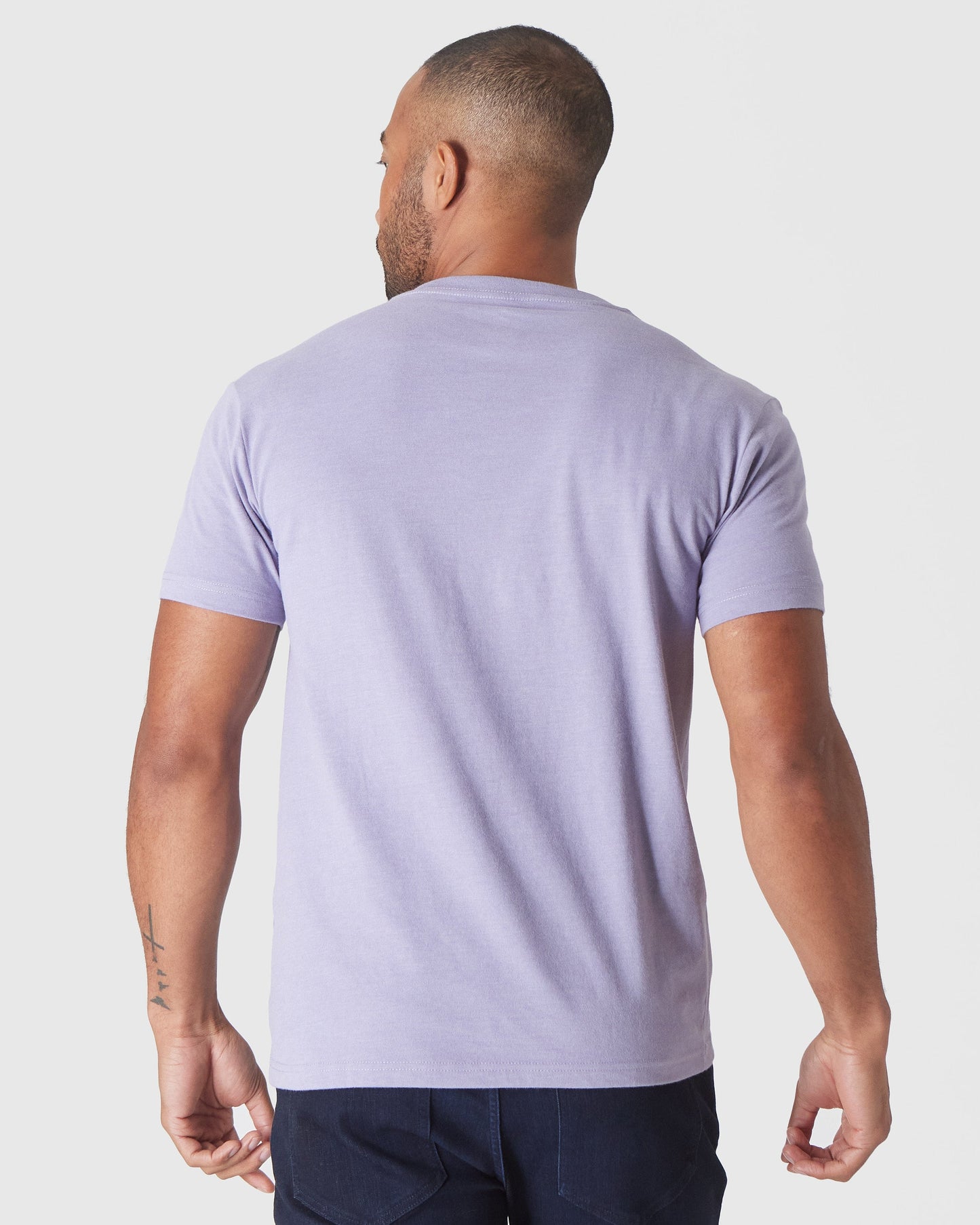 Heather Dark Orchid Classic V-Neck