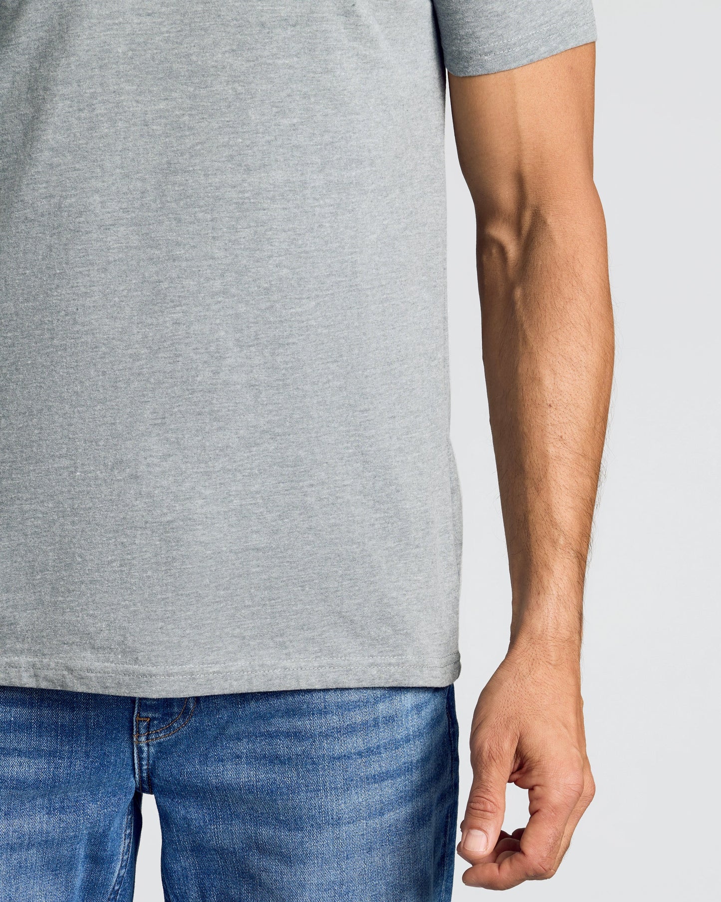Heather Gray Classic V-Neck