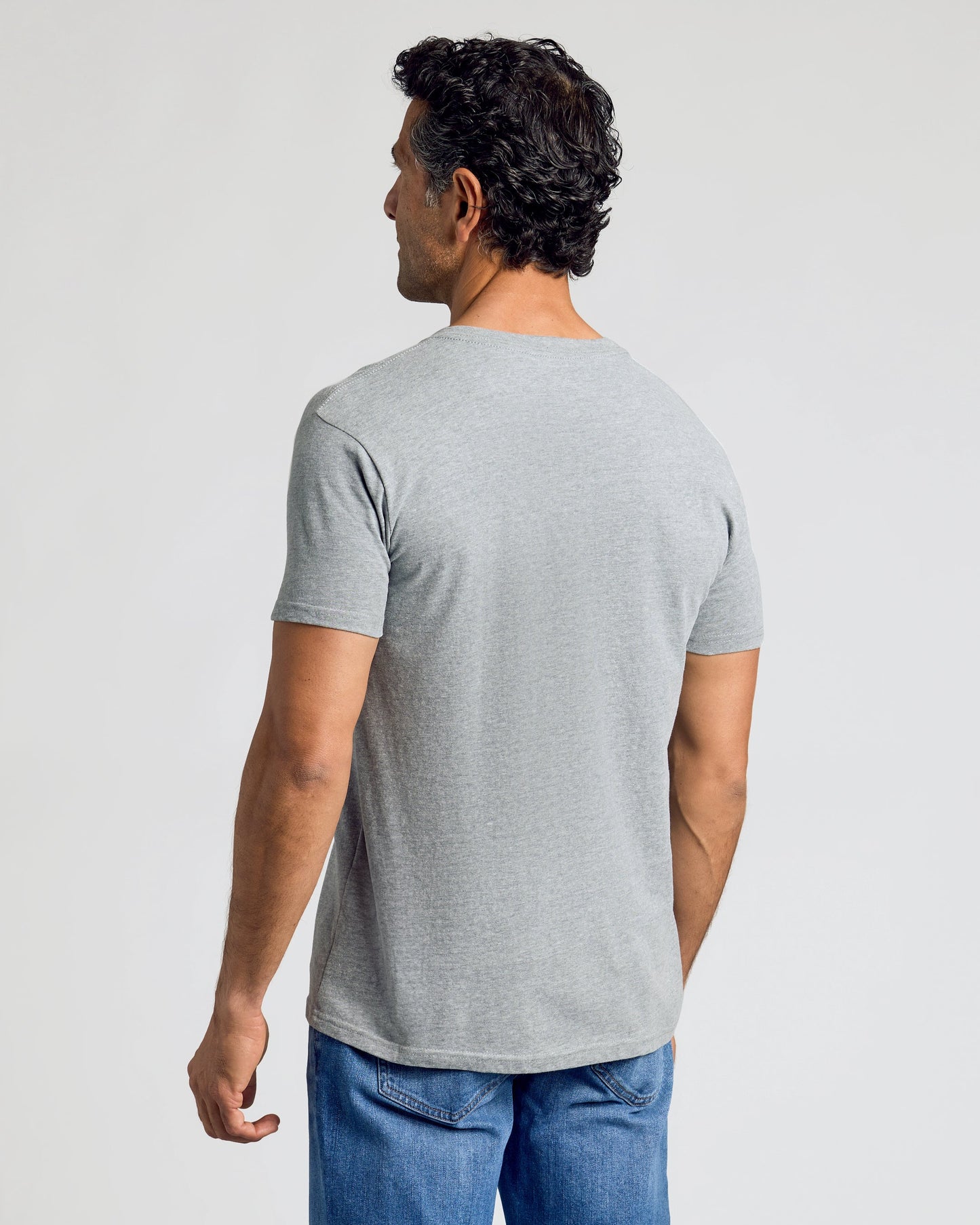 Heather Gray Classic V-Neck