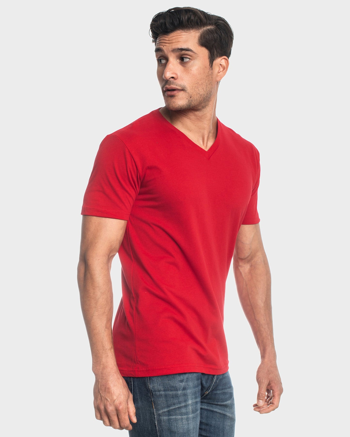 Red V-Neck T-Shirt