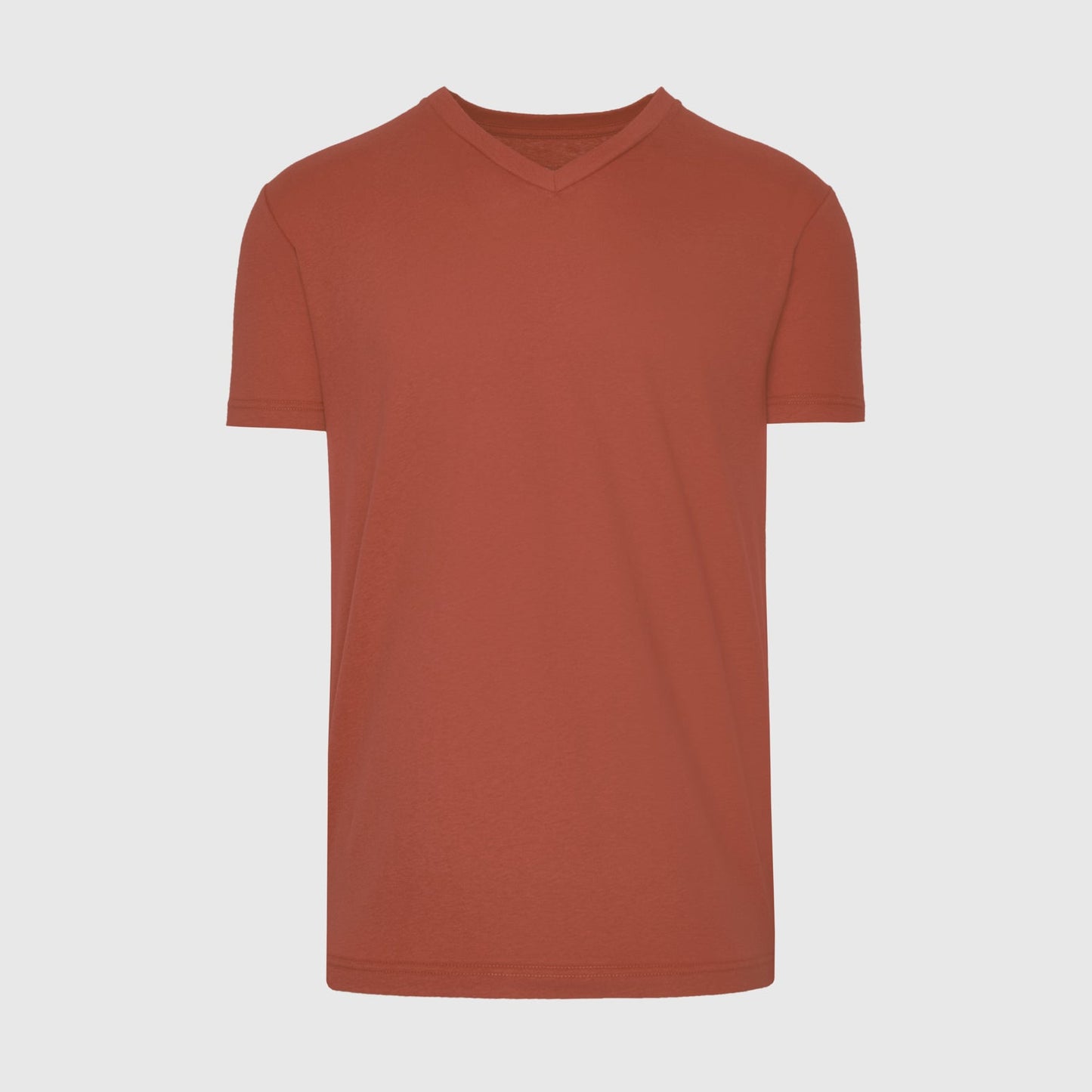 Rust V-Neck Tee