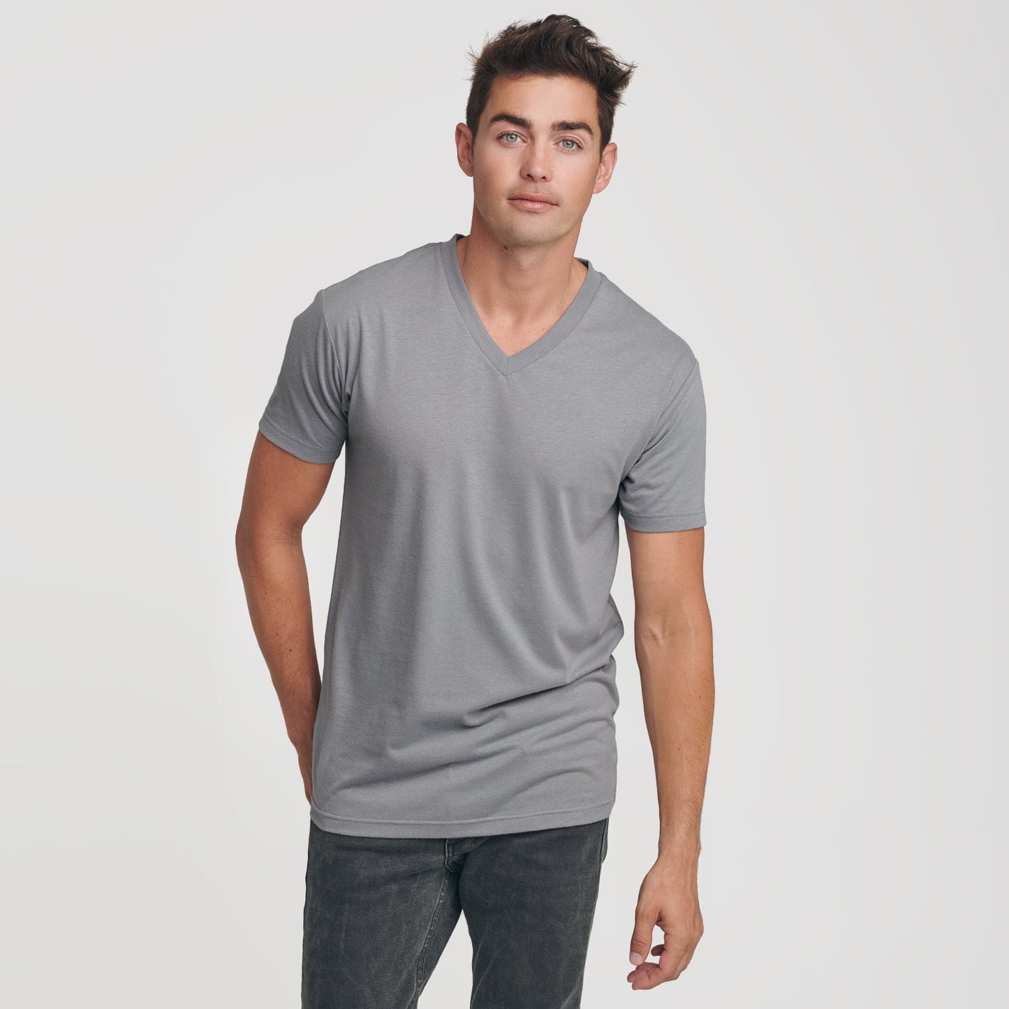 Slate V-Neck Tee