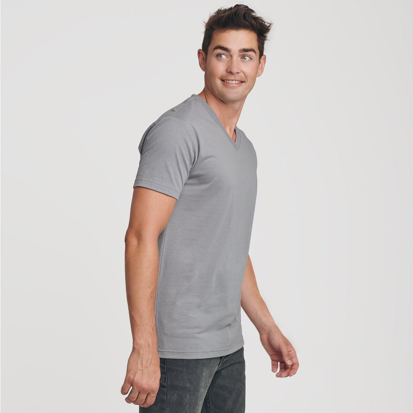 Slate V-Neck Tee