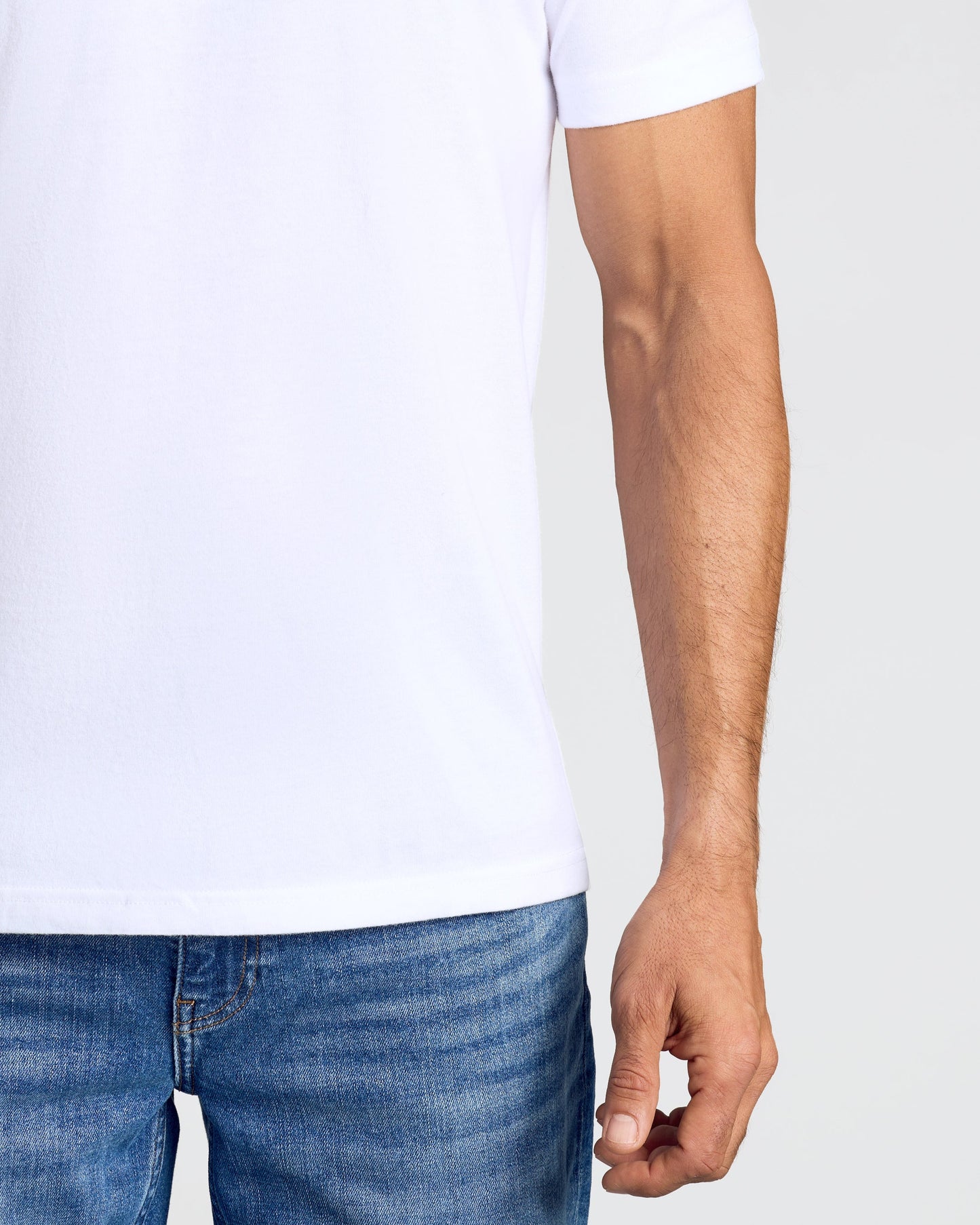 White Classic V-Neck