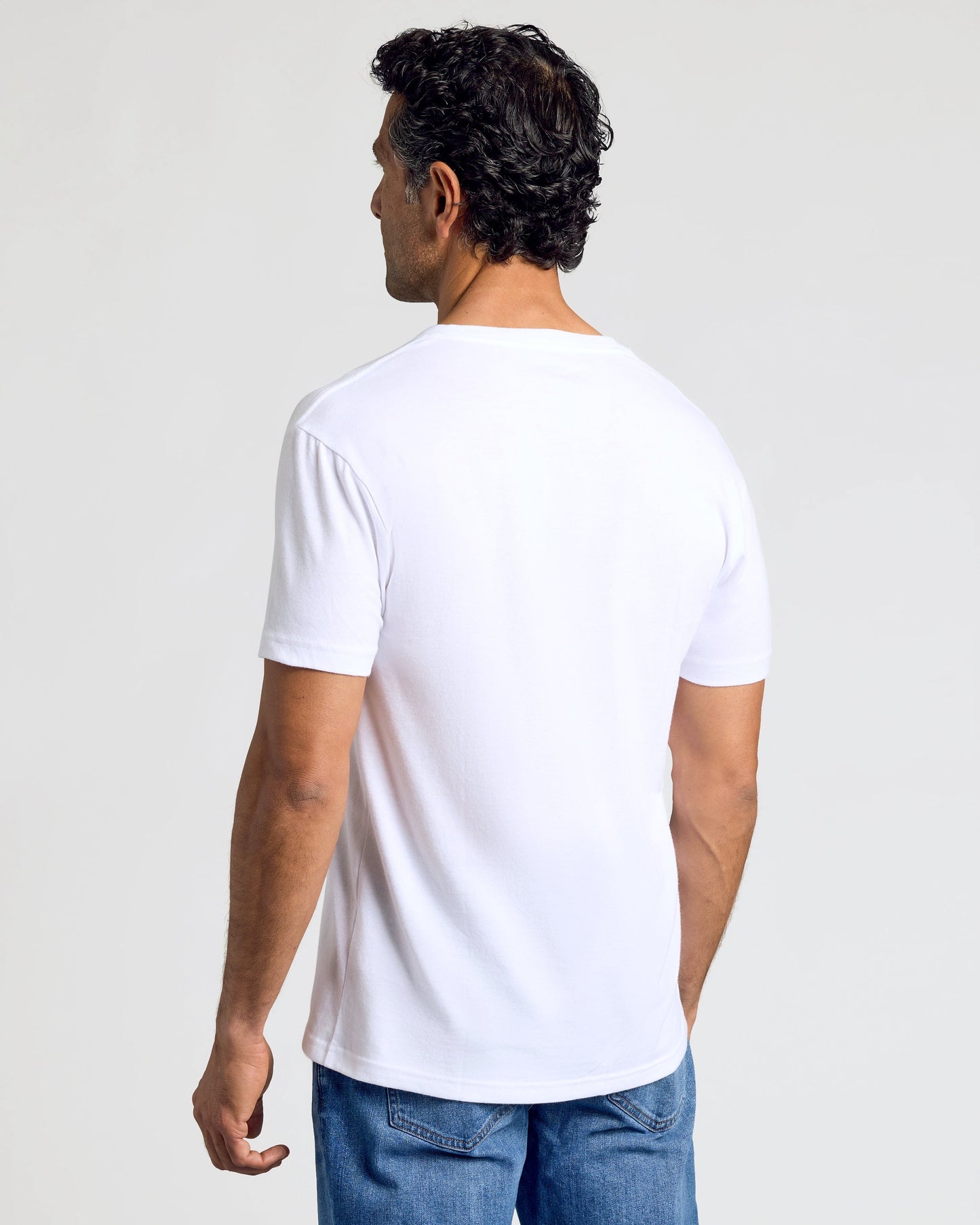 White Classic V-Neck