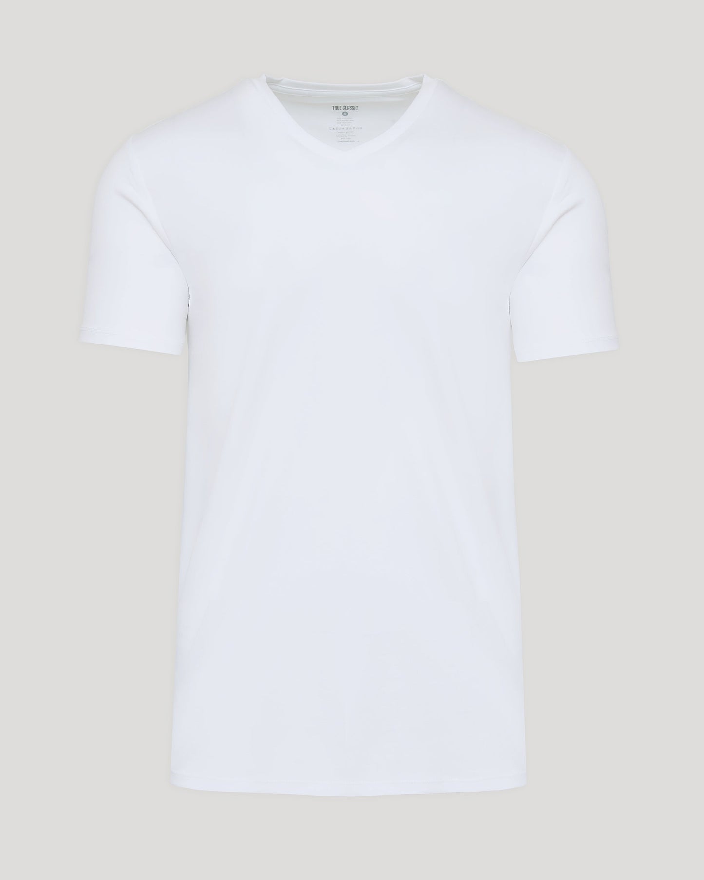White Pima V-Neck