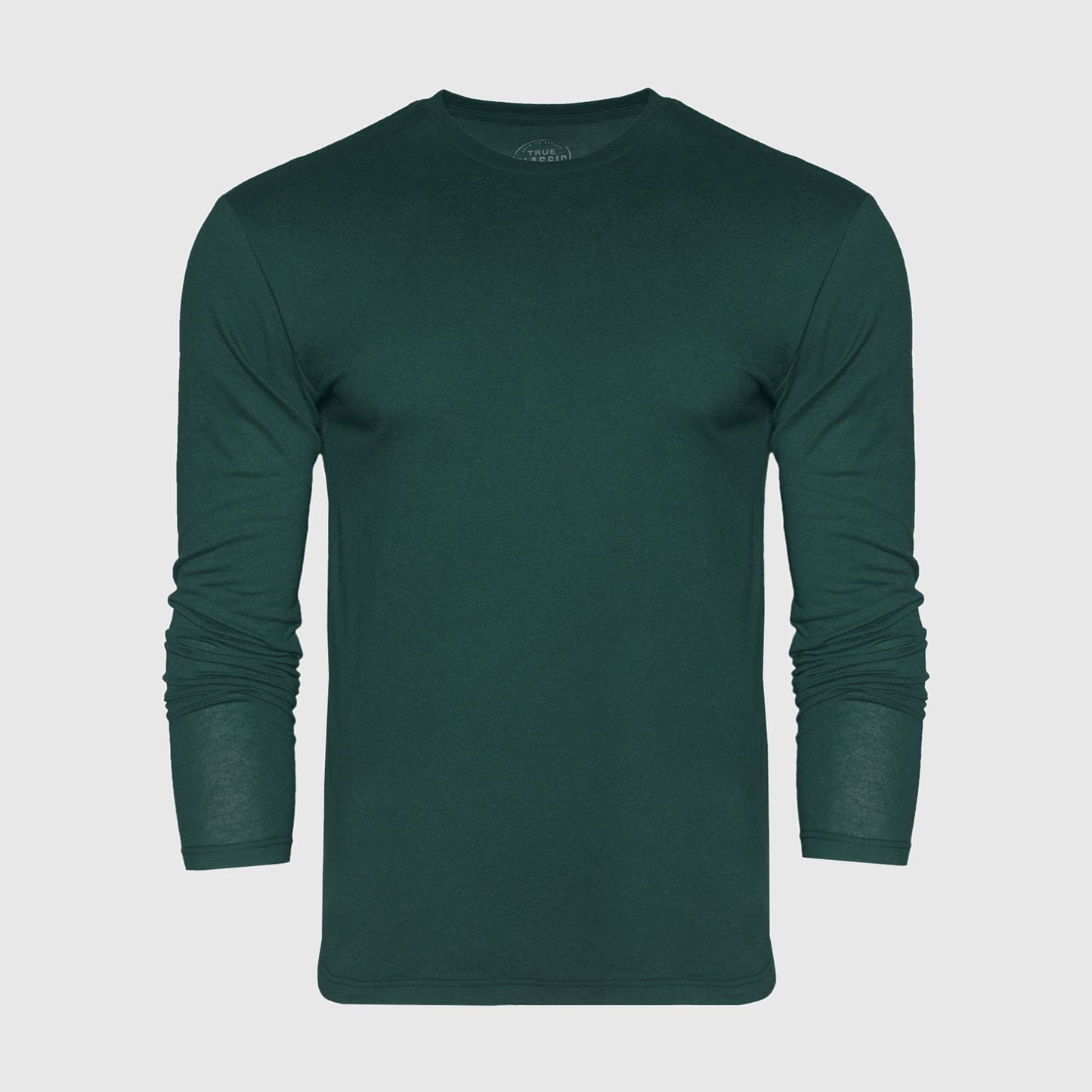 Forest Green Long Sleeve Crew Neck Tee
