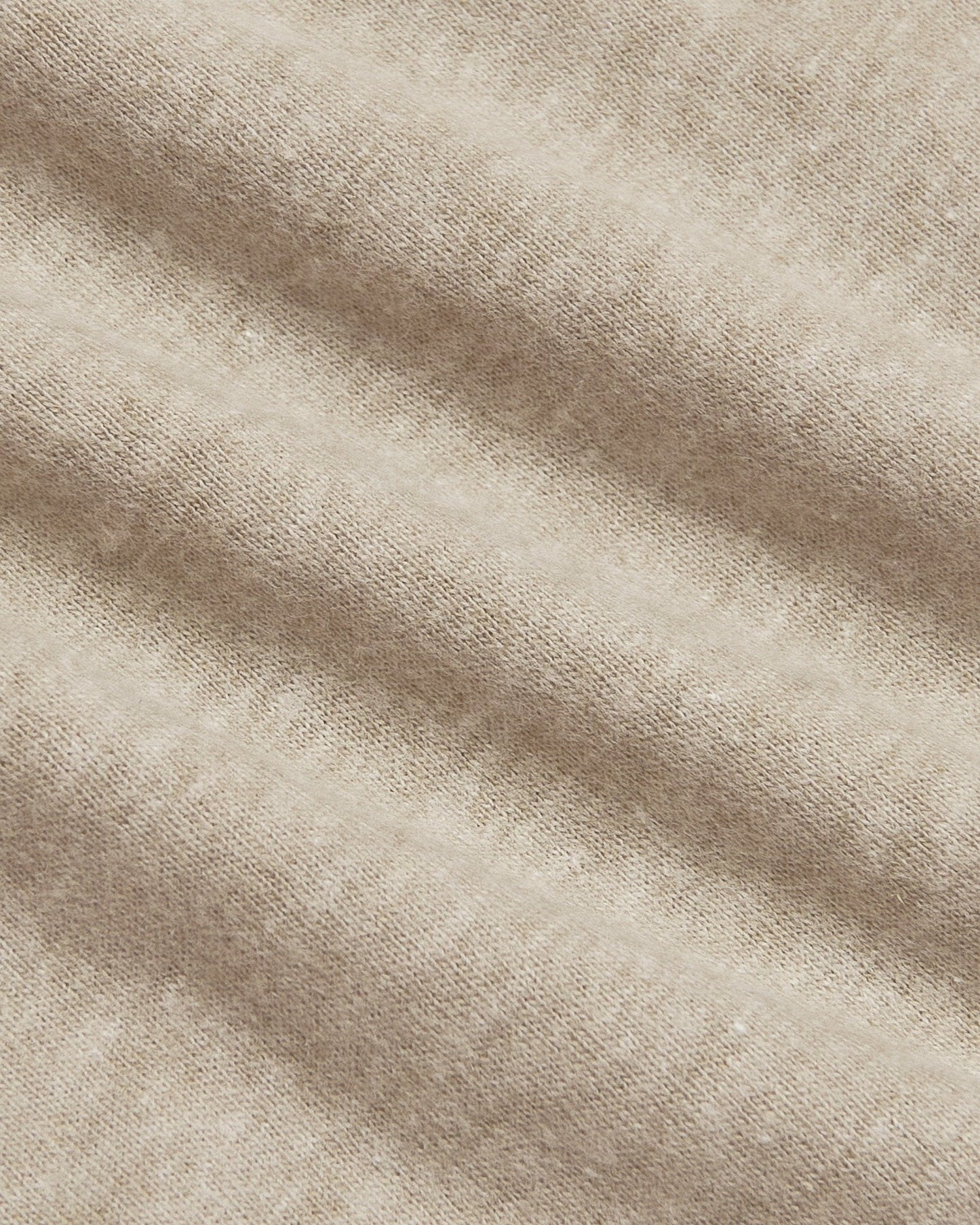 Heather Truffle Classic Long Sleeve Crew Neck