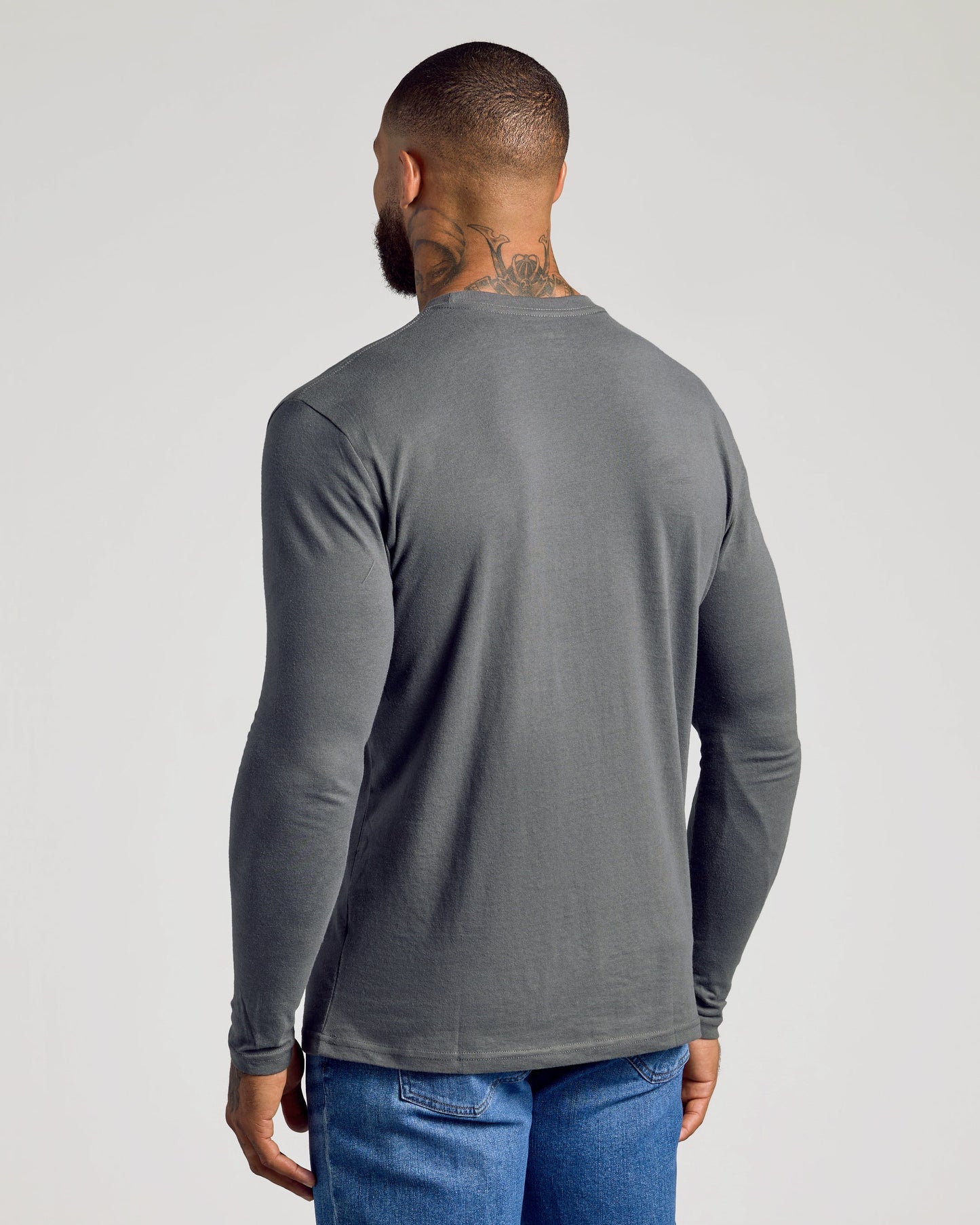 Carbon Classic Long Sleeve Crew Neck