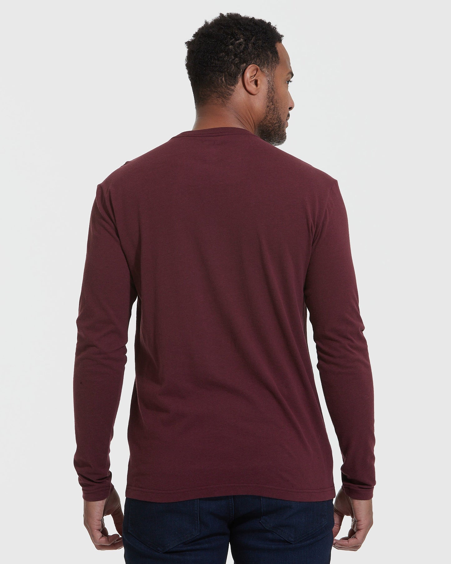 Mahogany Classic Long Sleeve Crew Neck
