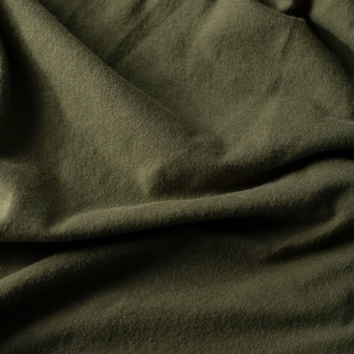 Military Green Classic Long Sleeve Henley