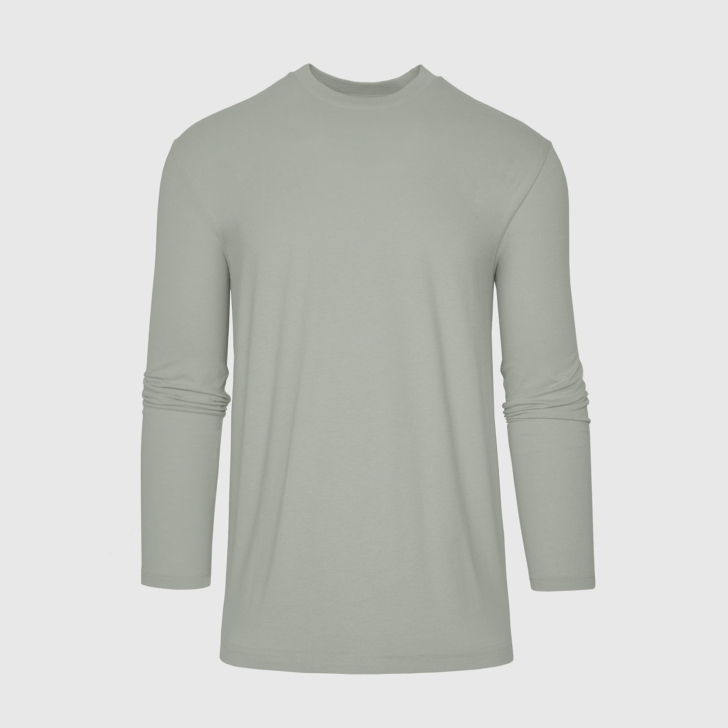 Slate Green Long Sleeve Crew Neck Tee