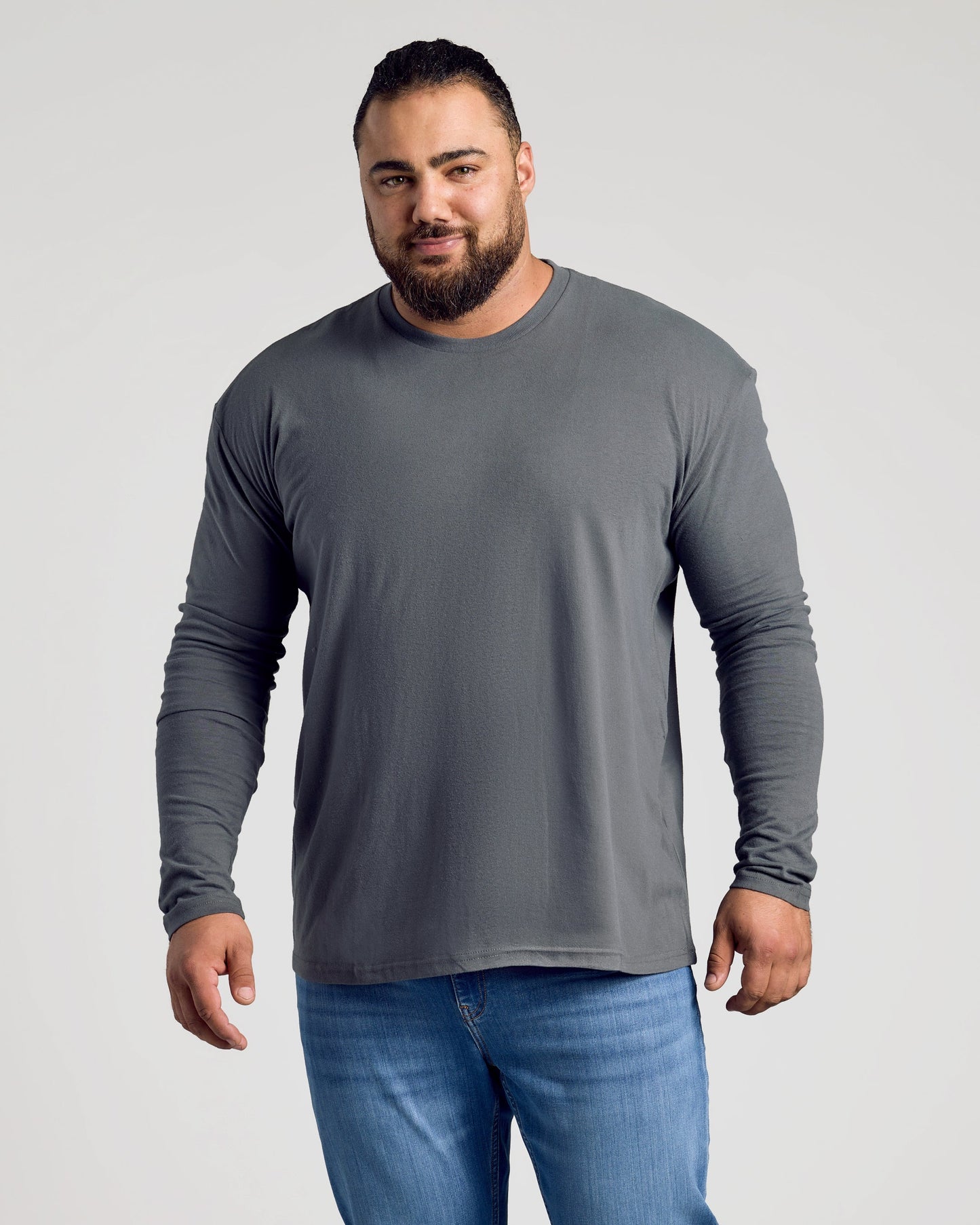 Carbon Classic Long Sleeve Crew Neck