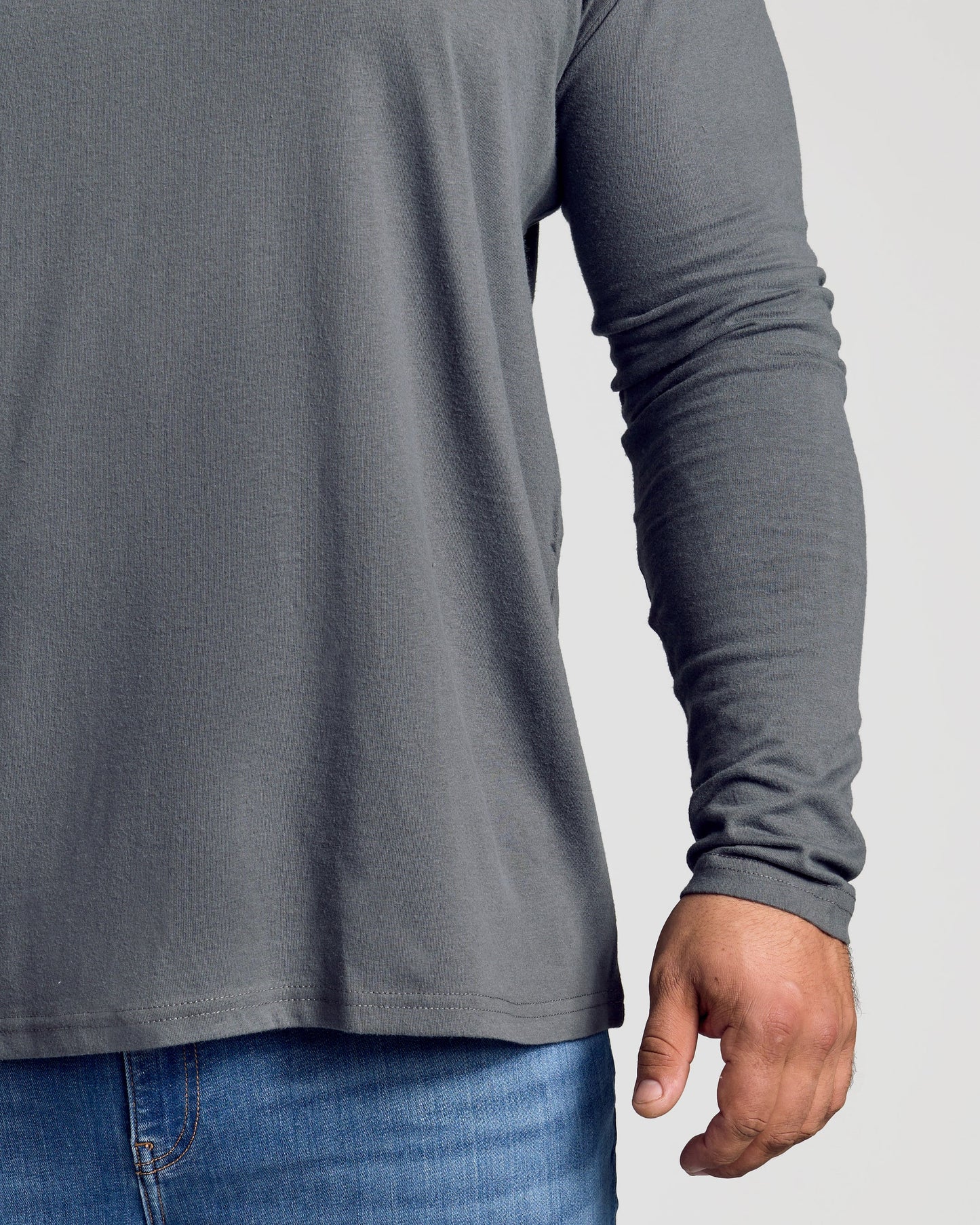 Carbon Classic Long Sleeve Crew Neck