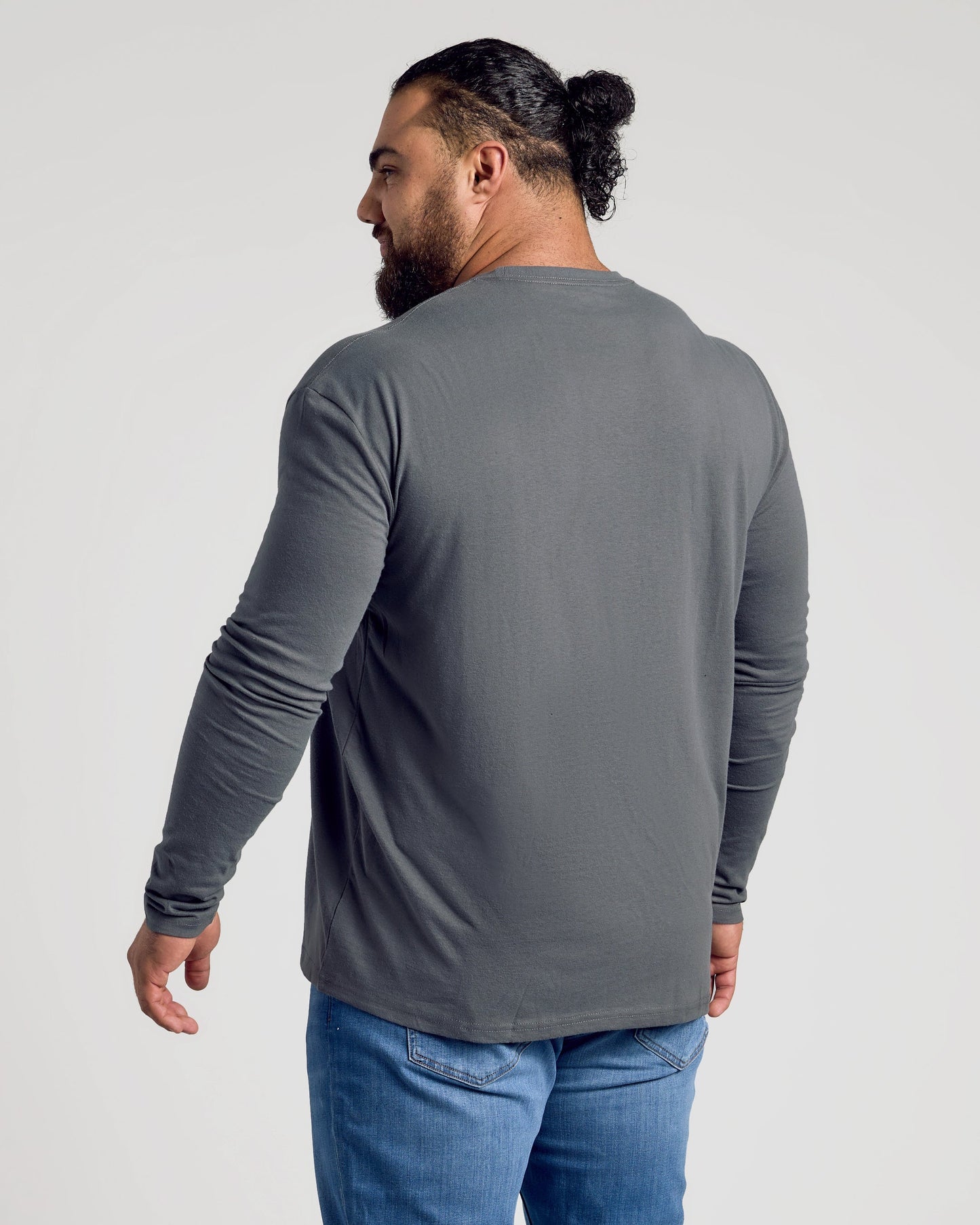 Carbon Classic Long Sleeve Crew Neck