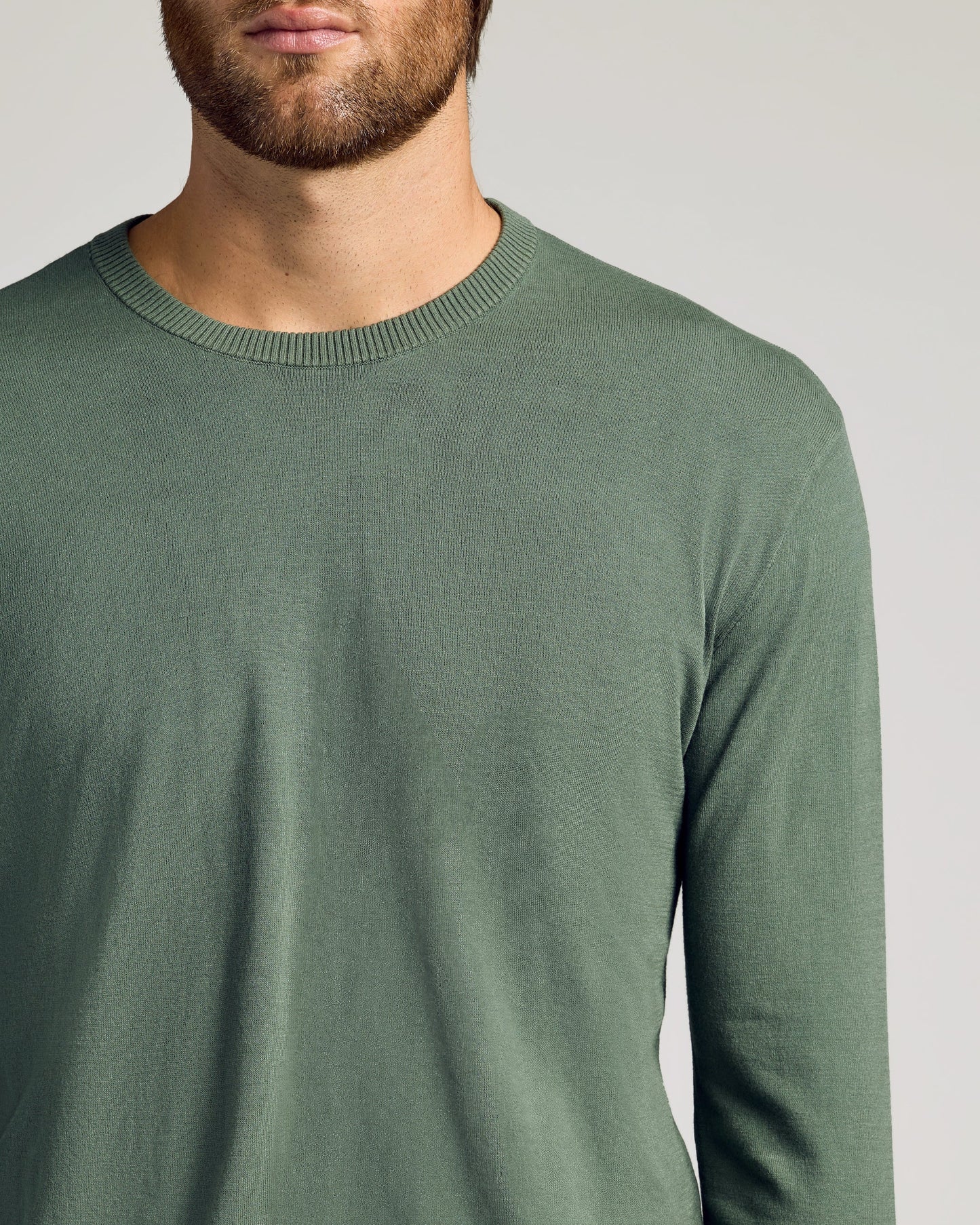 Moss Dressy Crew Neck Sweater