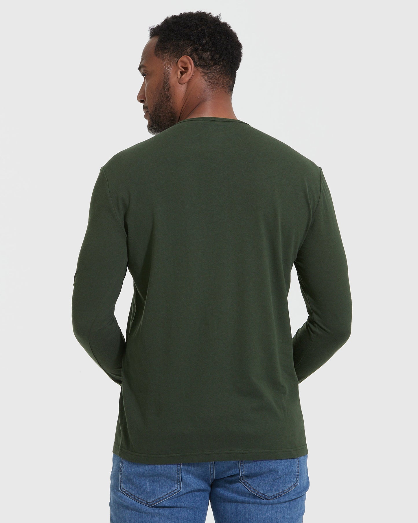 Dark Olive Classic Long Sleeve Henley