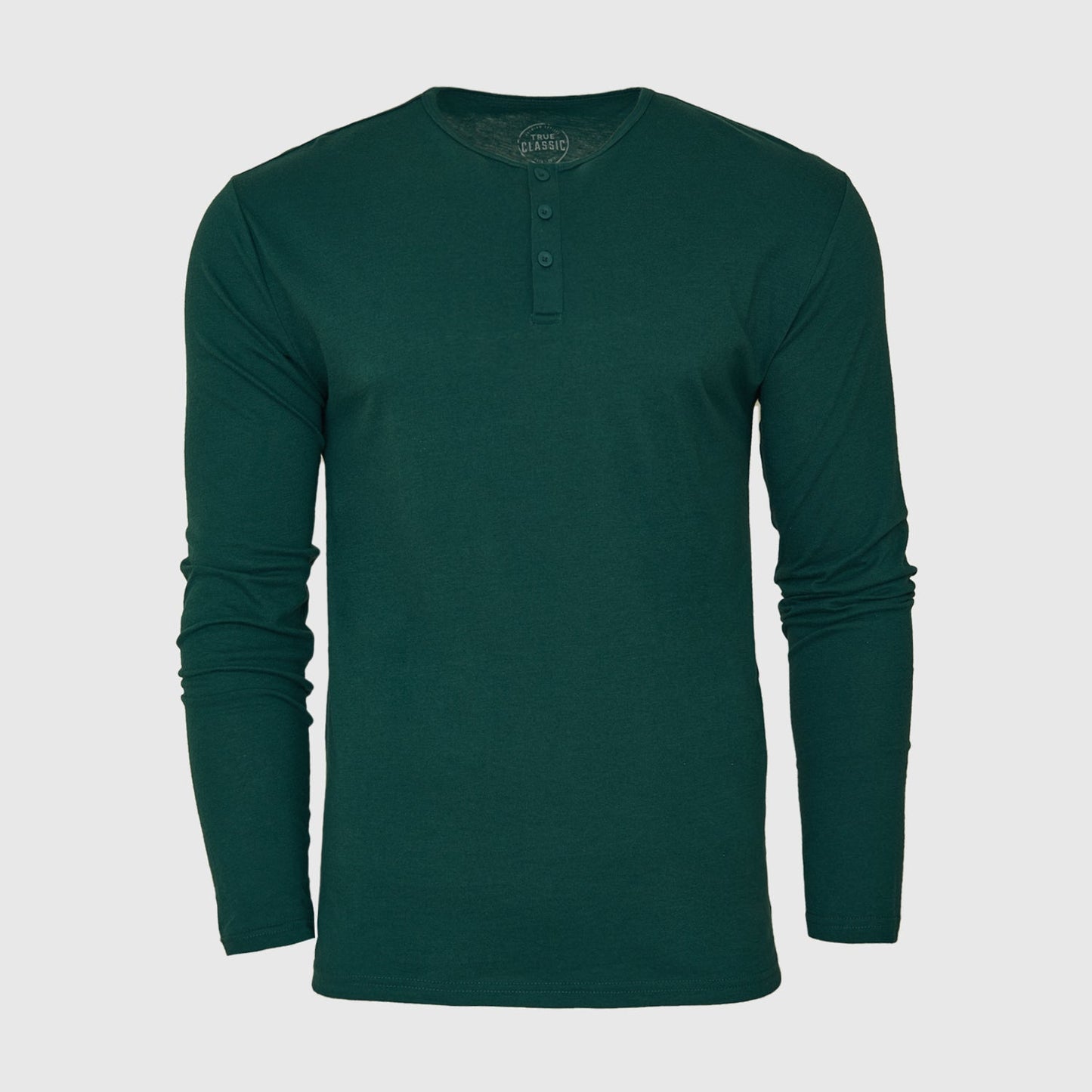 Forest Green Classic Long Sleeve Henley