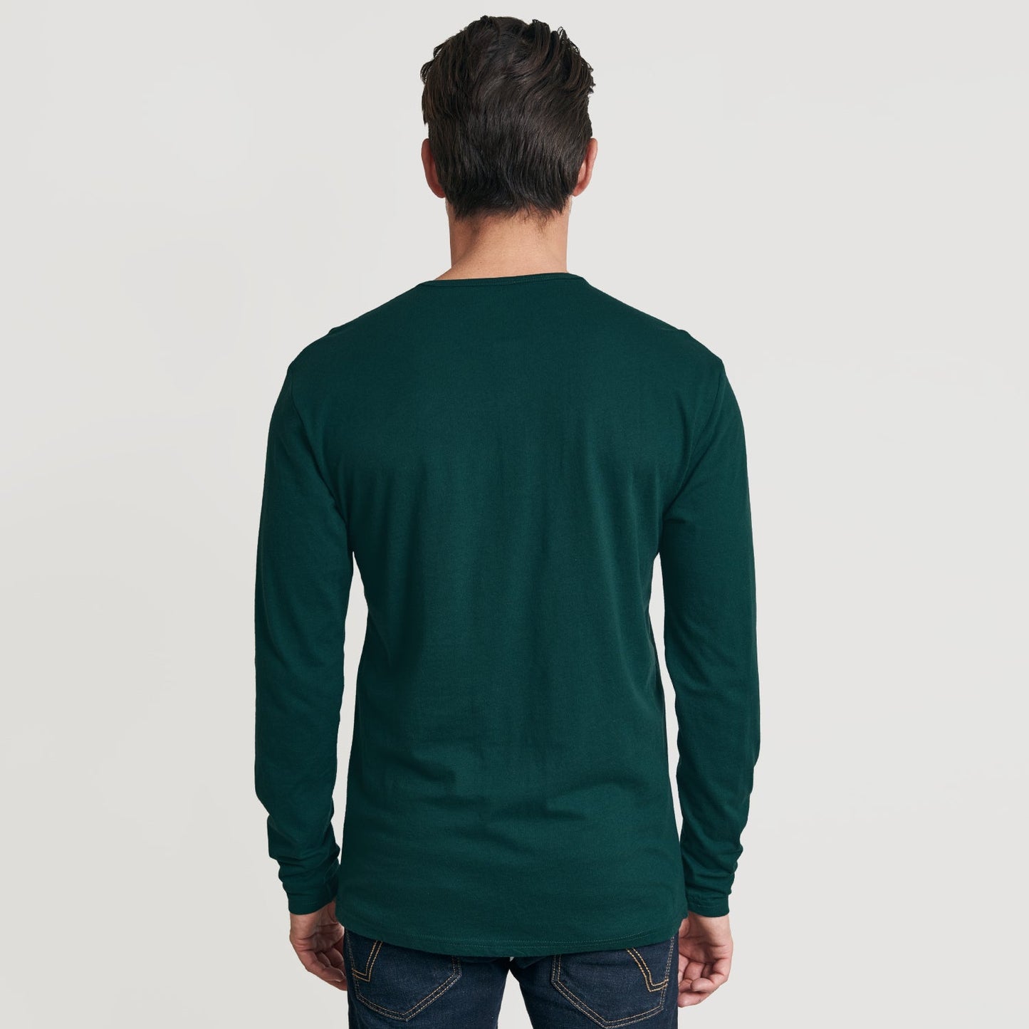 Forest Green Classic Long Sleeve Henley