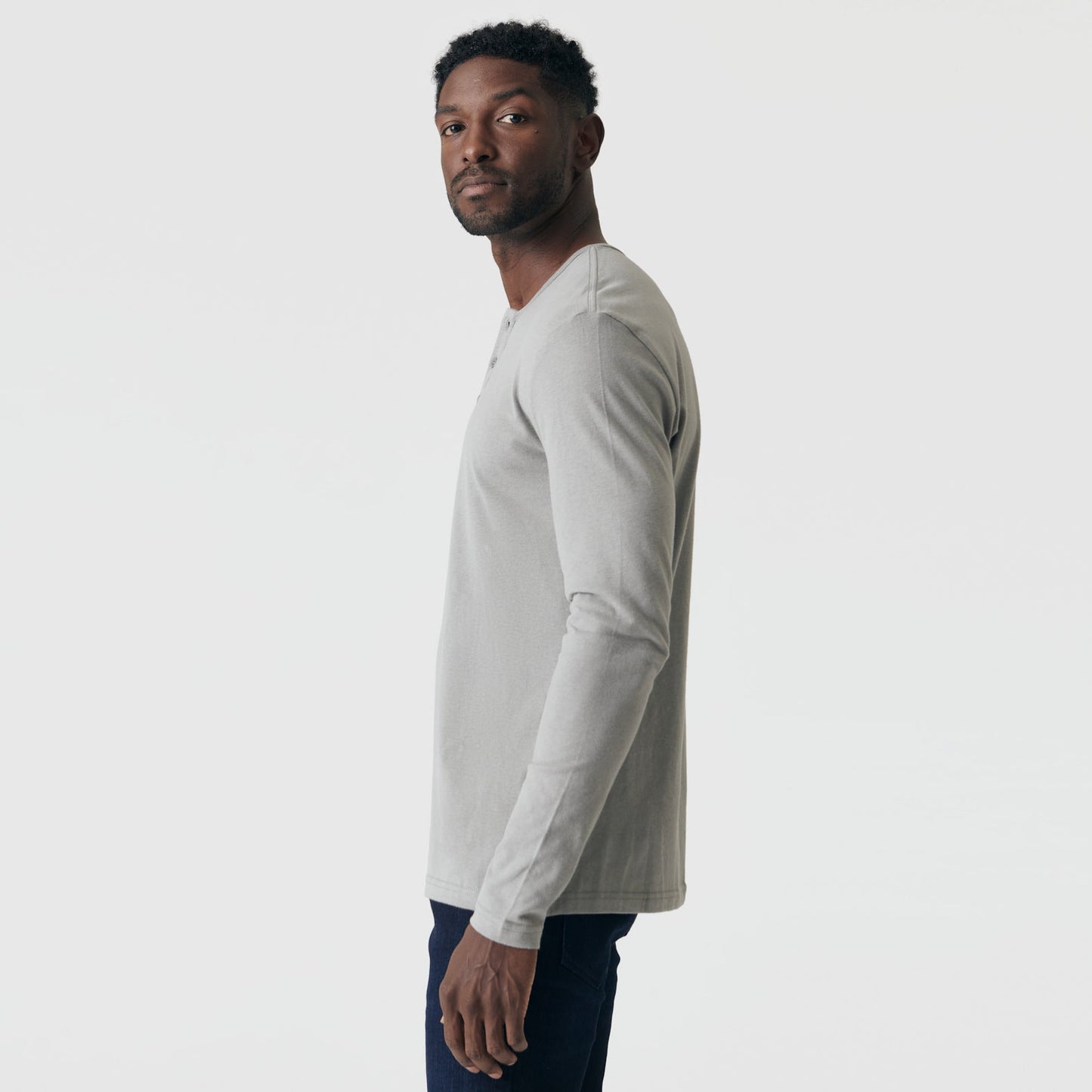 Iron Gray Classic Long Sleeve Henley