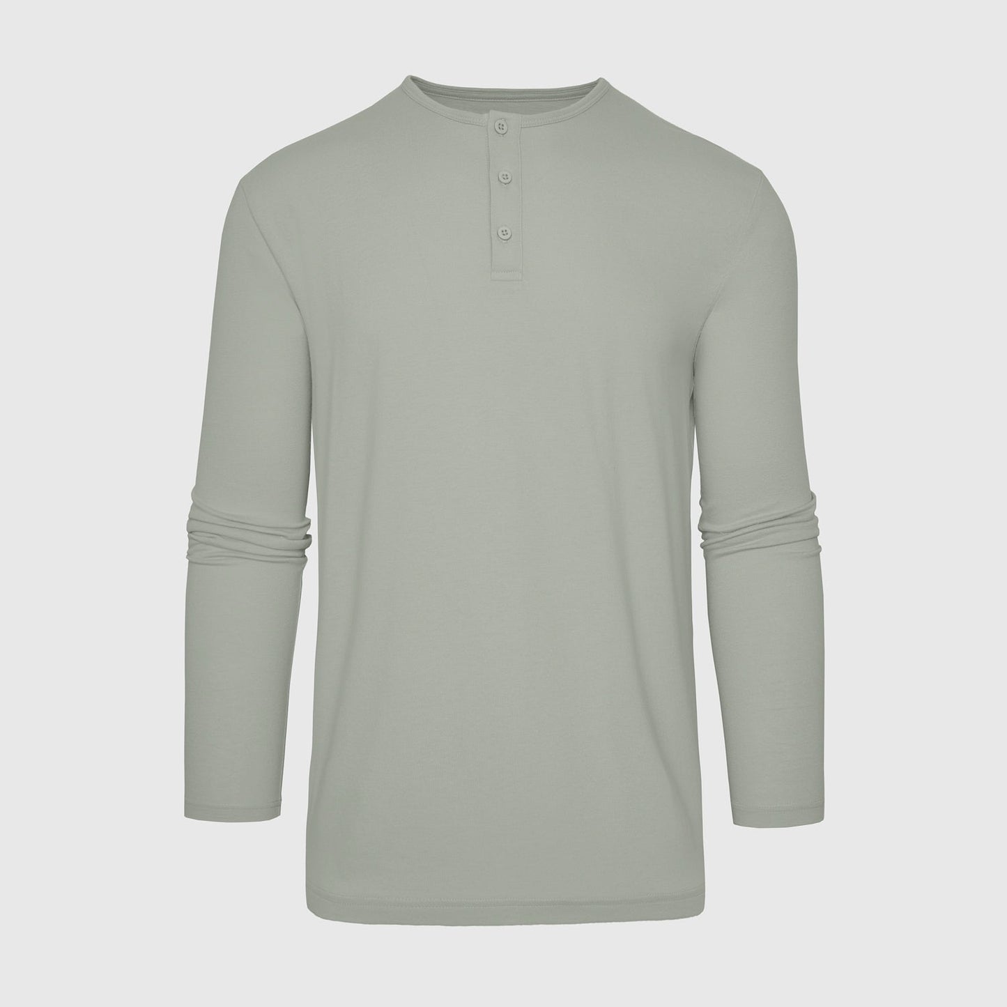 Slate Green Classic Long Sleeve Henley