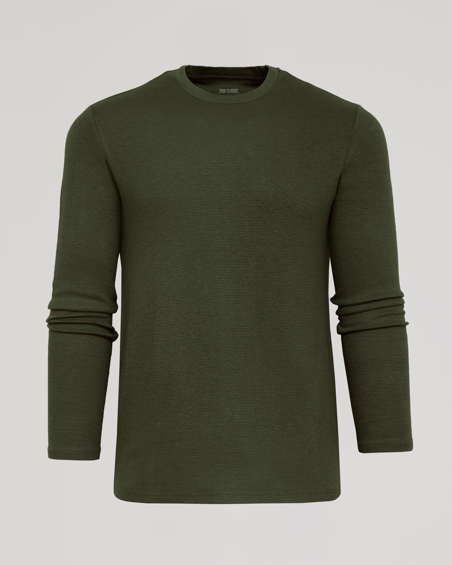 Kelp Waffle Long Sleeve Crew Neck