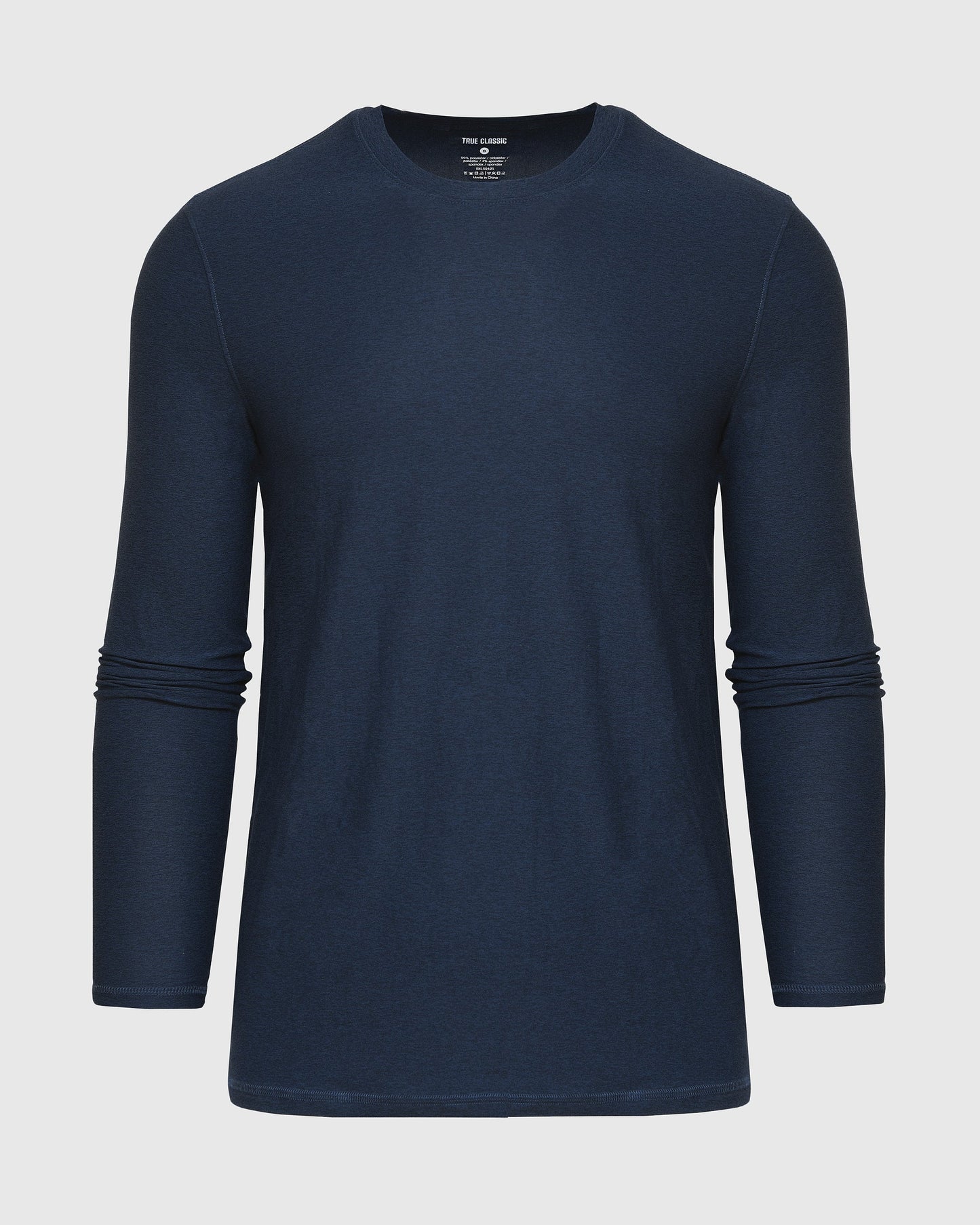 Dark Heather Cadet Active Long Sleeve Crew T-Shirt