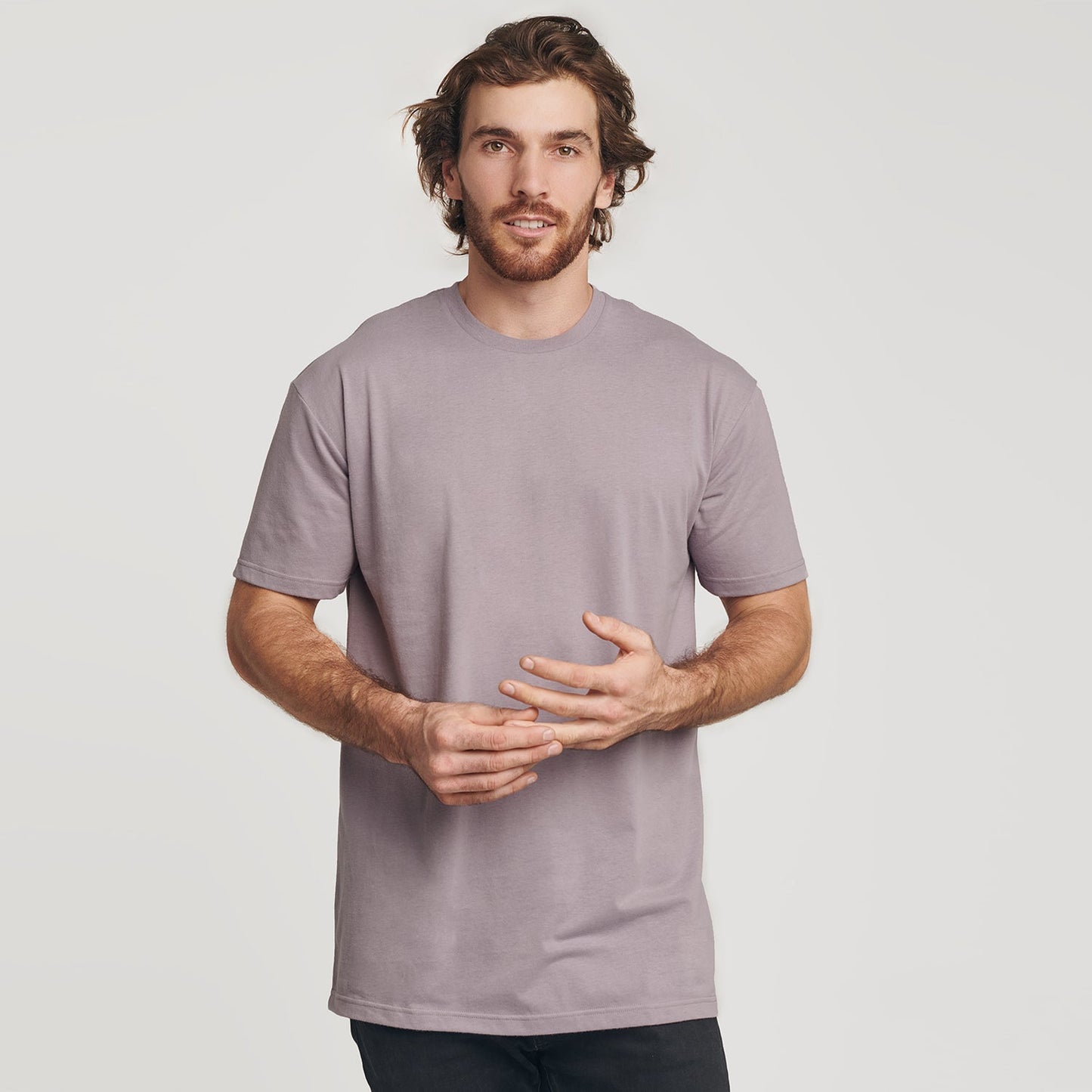 Flint Tall Round Hem Crew Neck T-Shirt