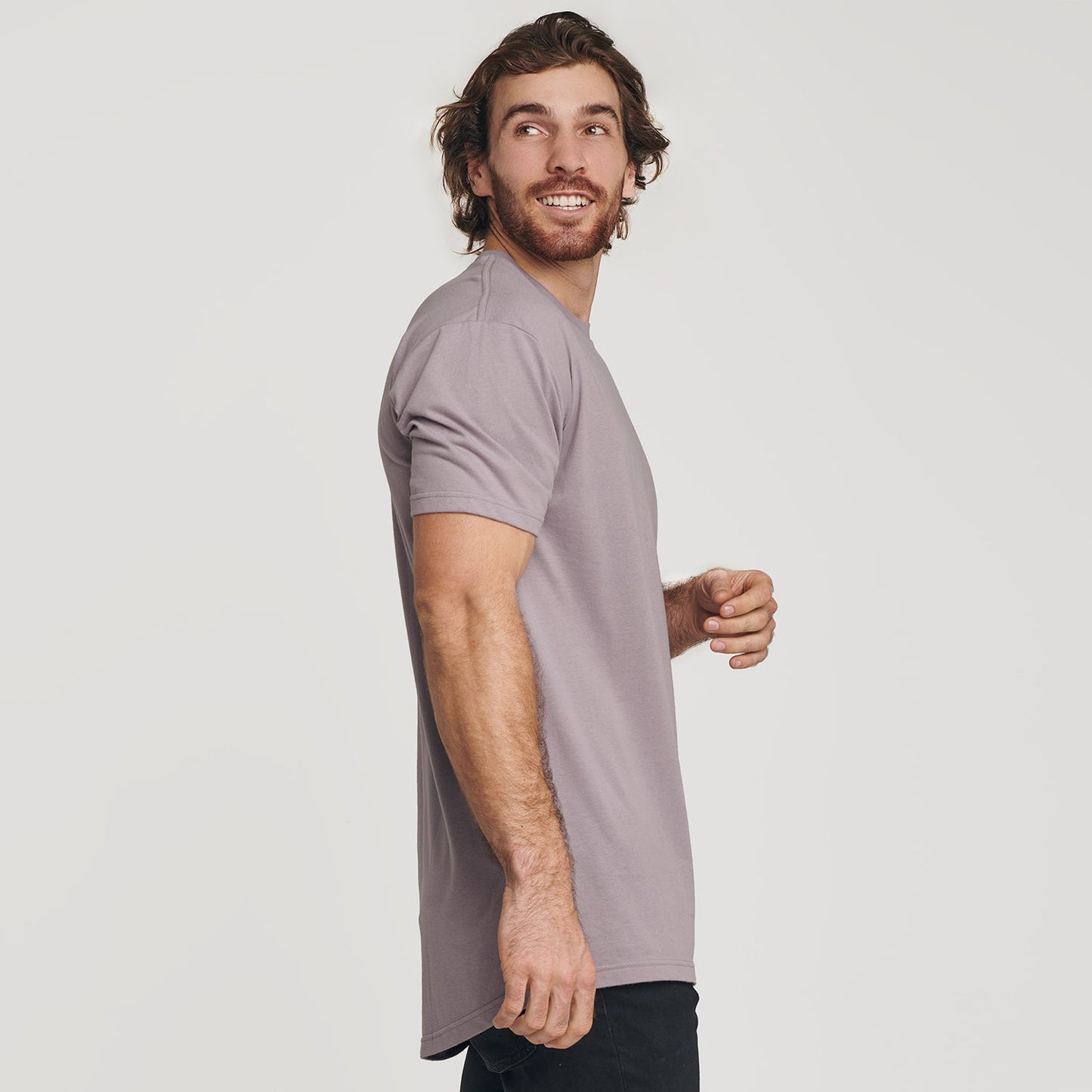 Flint Tall Round Hem Crew Neck T-Shirt