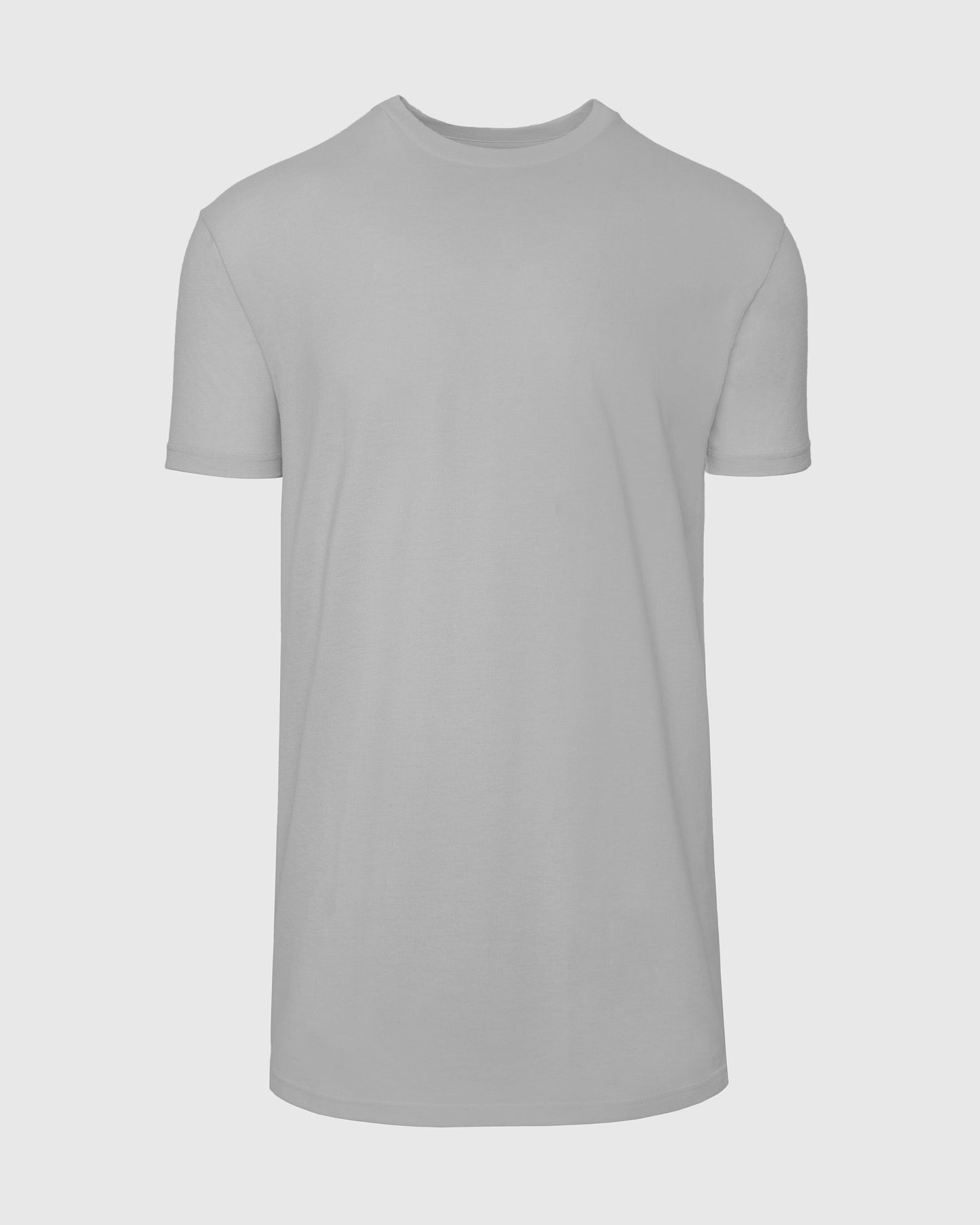 Glacier Gray Tall Round Hem Crew Neck T-Shirt