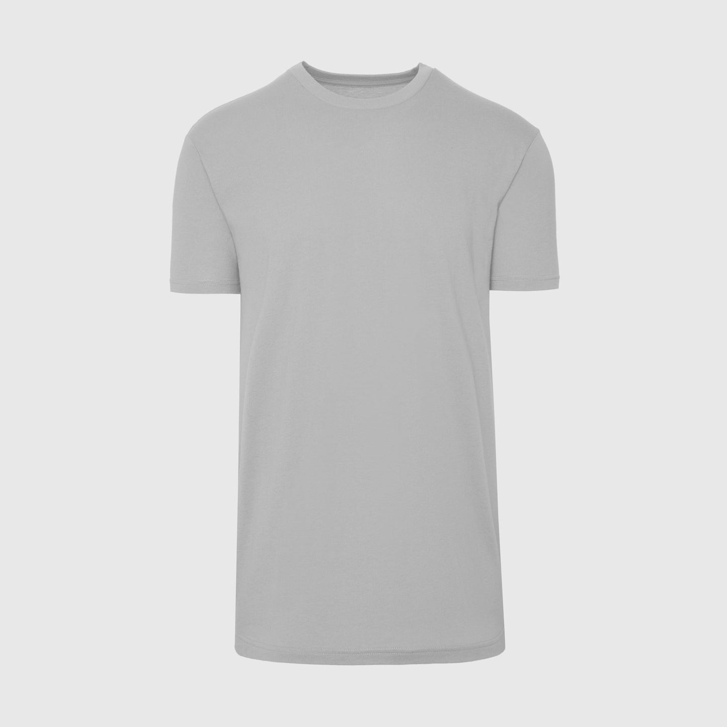 Iron Gray Tall Round Hem Crew Neck T-Shirt