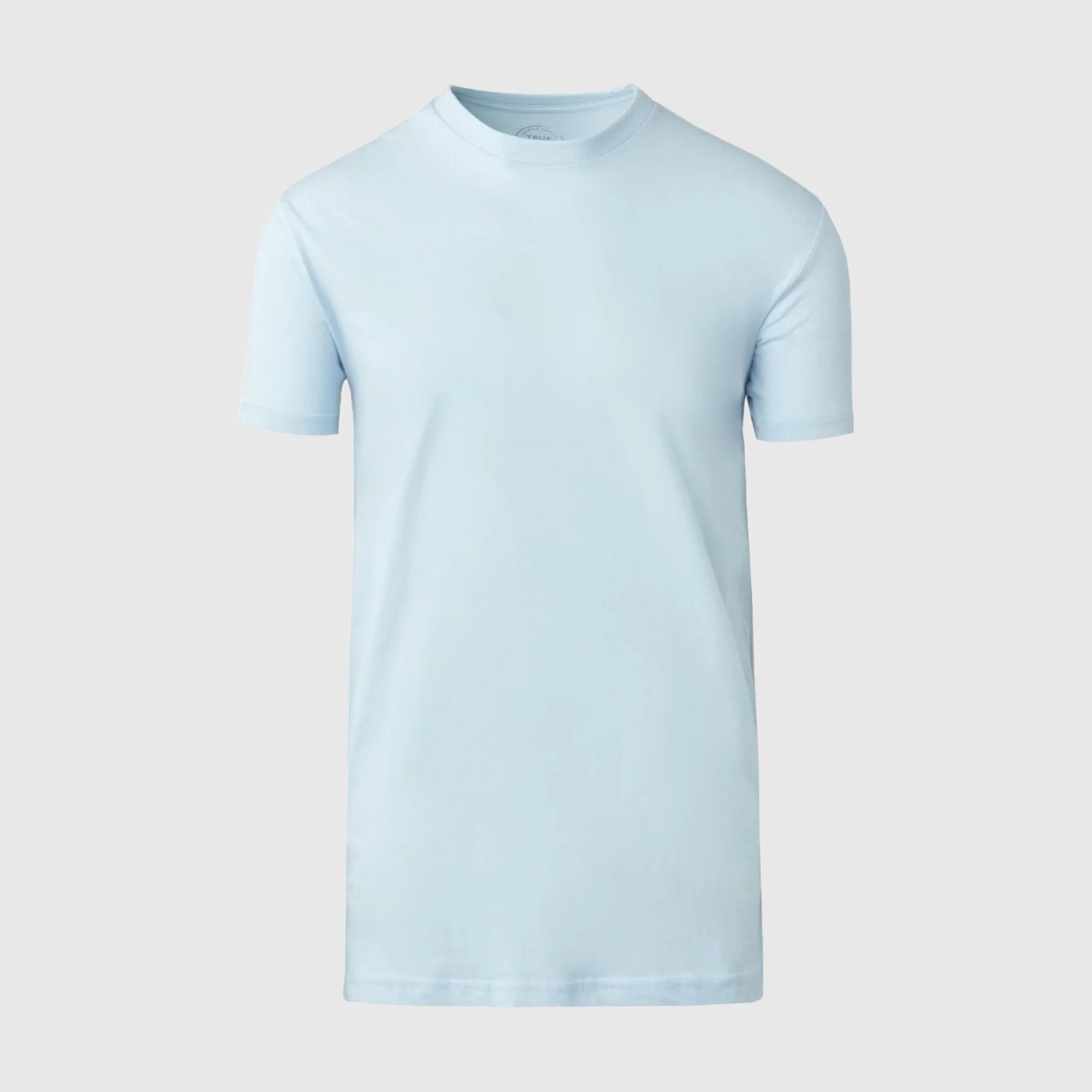 Pale Blue Tall Round Hem Crew Neck T-Shirt