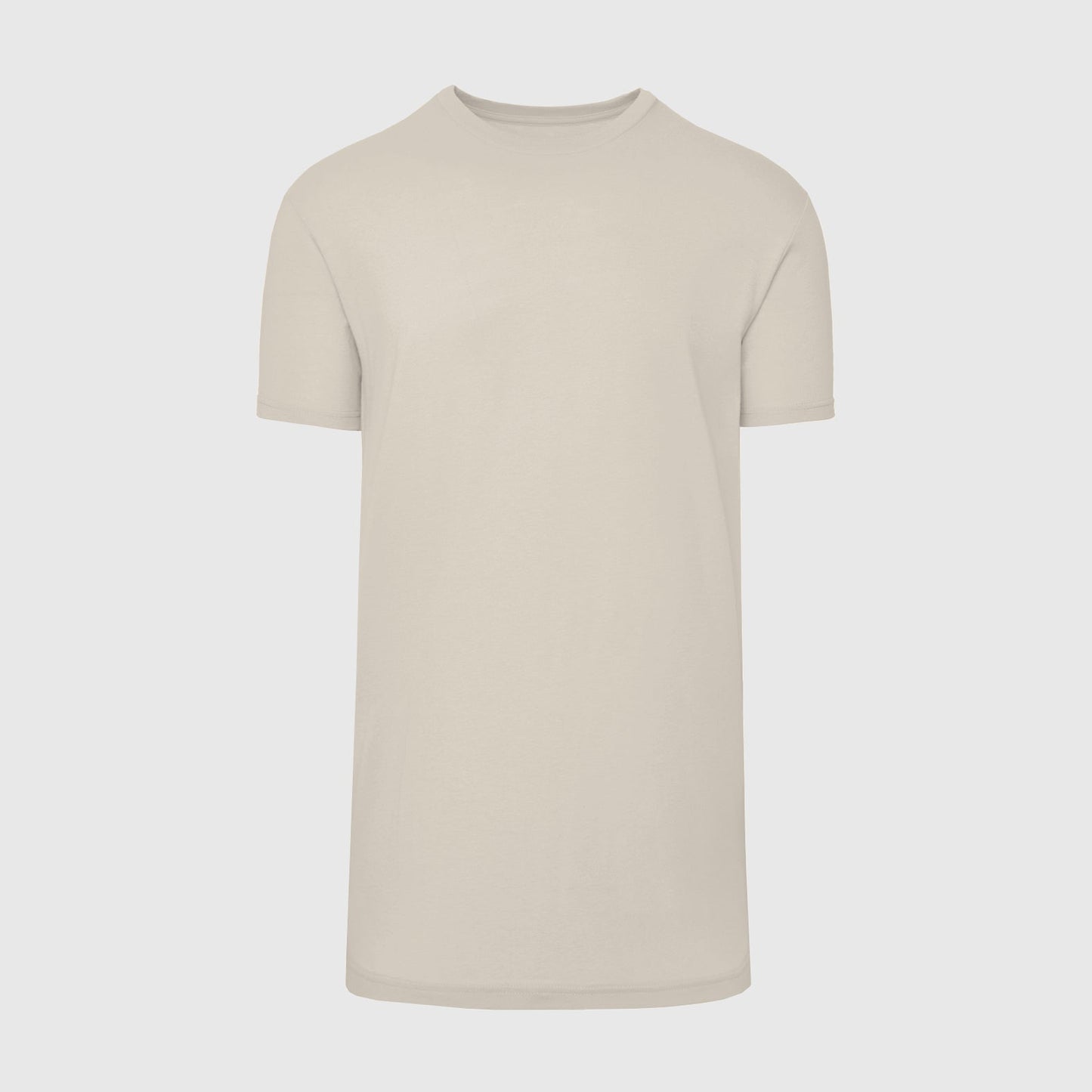 Sandstone Tall Round Hem Crew Neck T-Shirt