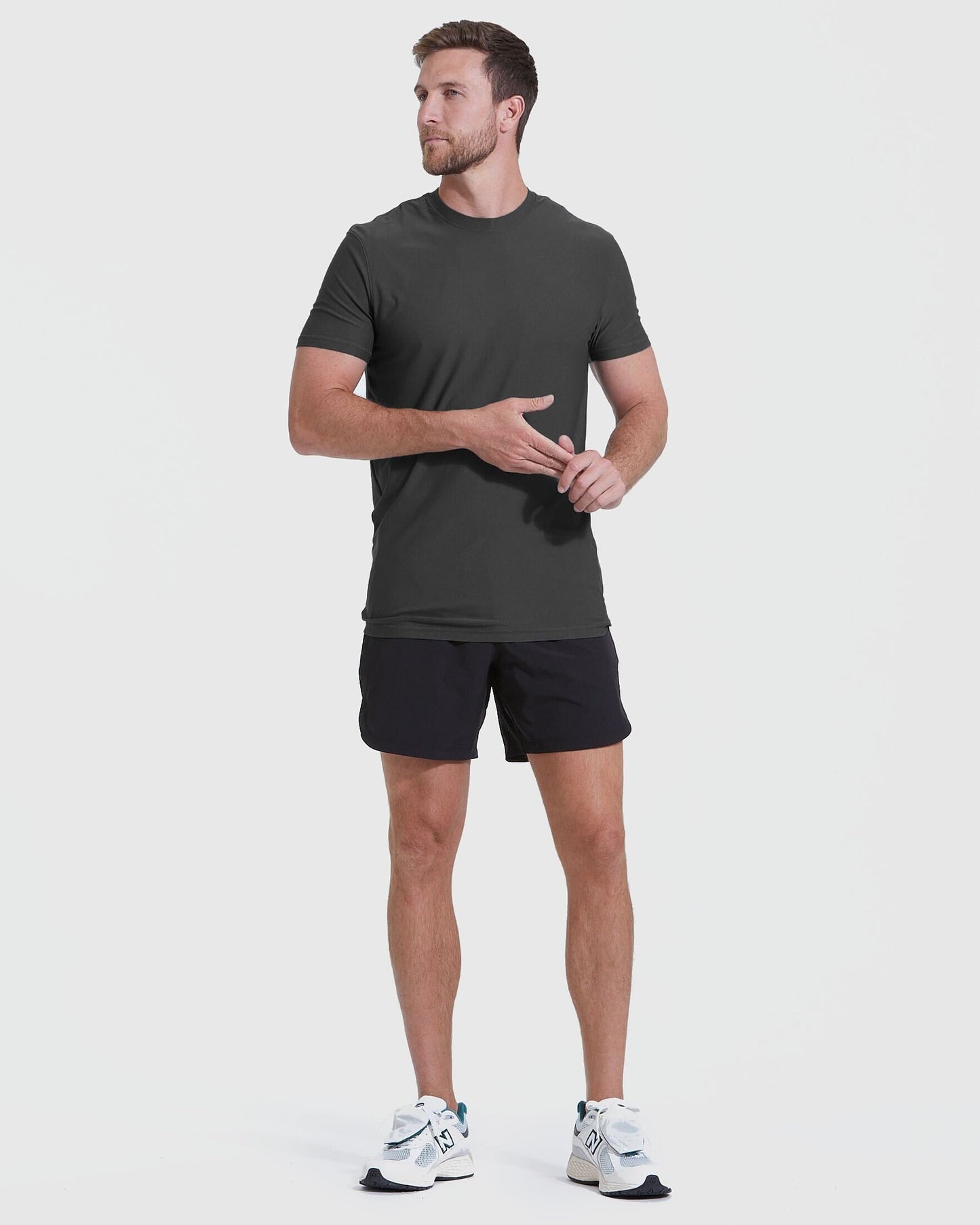 Carbon Tall Active Crew Neck