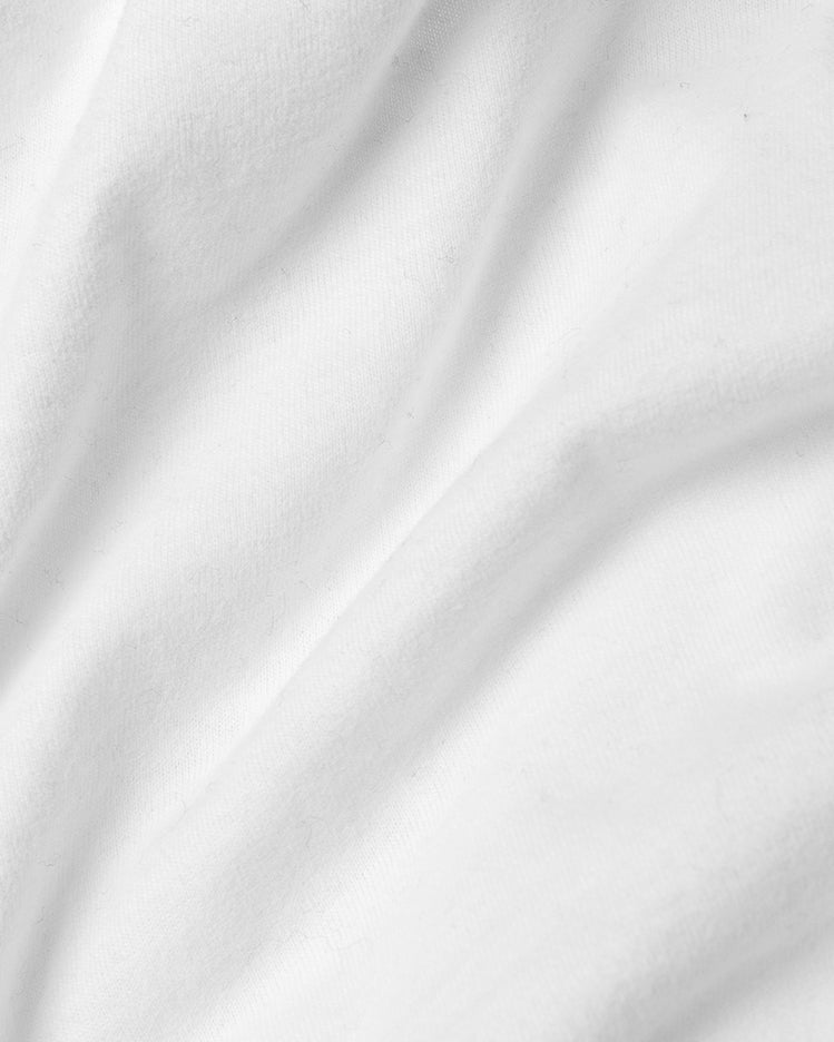 White Tall Short Sleeve Classic V-Neck
