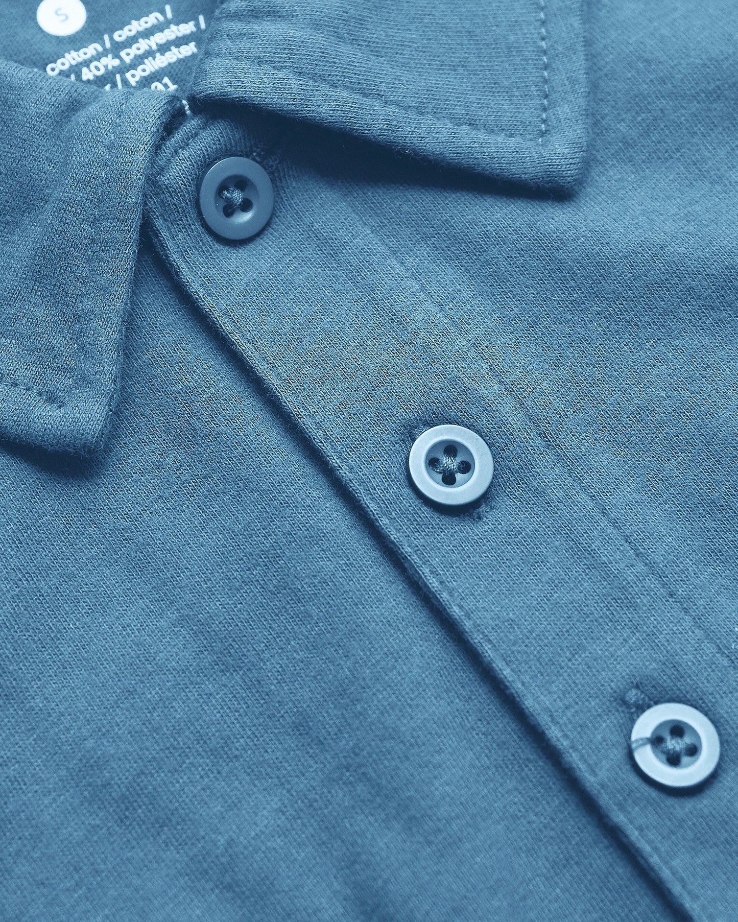 Indigo Short Sleeve Tall Polo