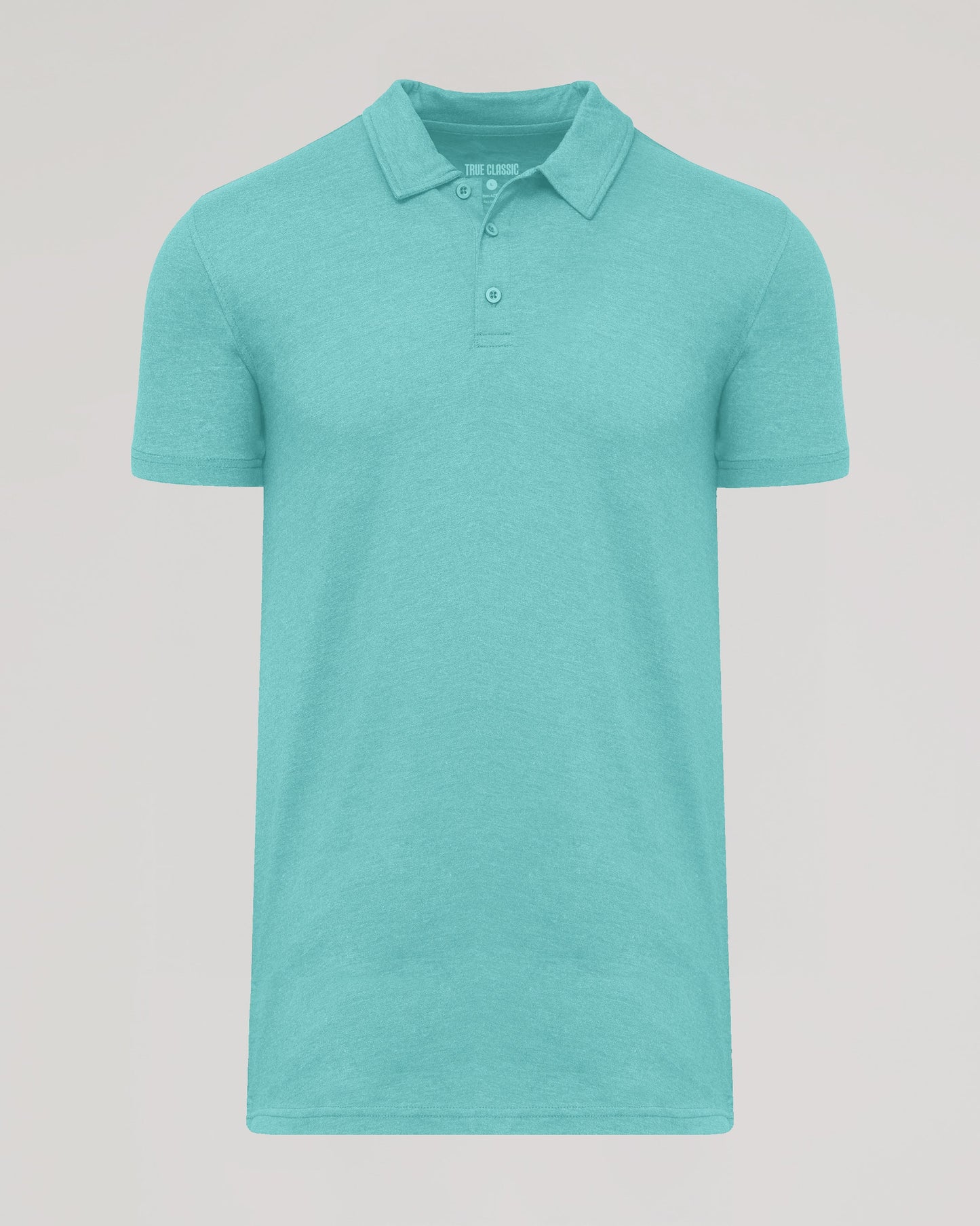 Light Heather Greenery Short Sleeve Tall Polo