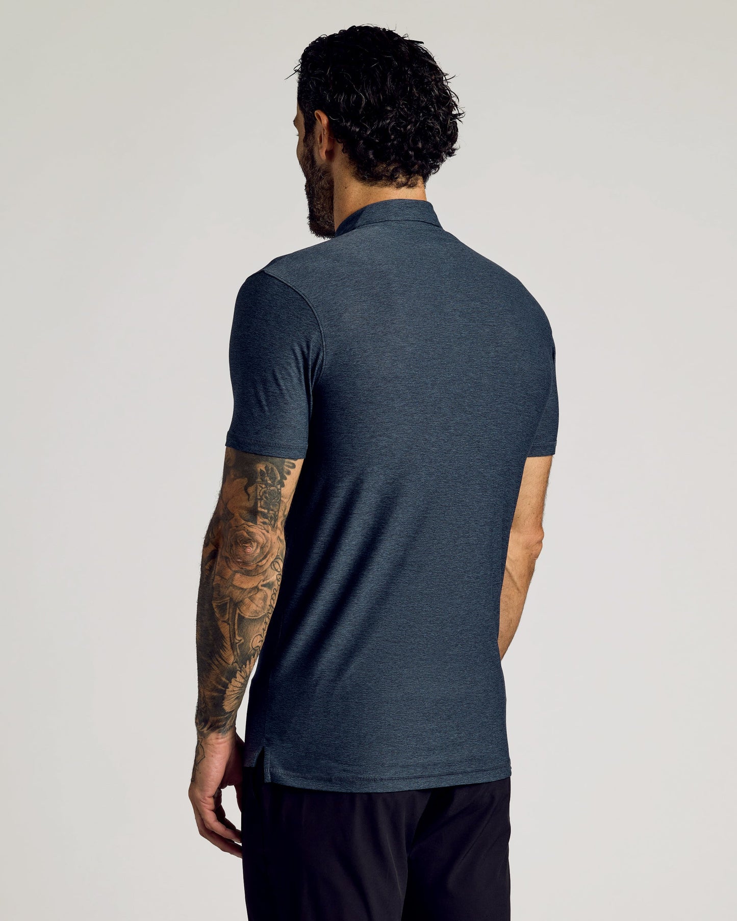 Dark Heather Fiord Short Sleeve Tall Active Polo