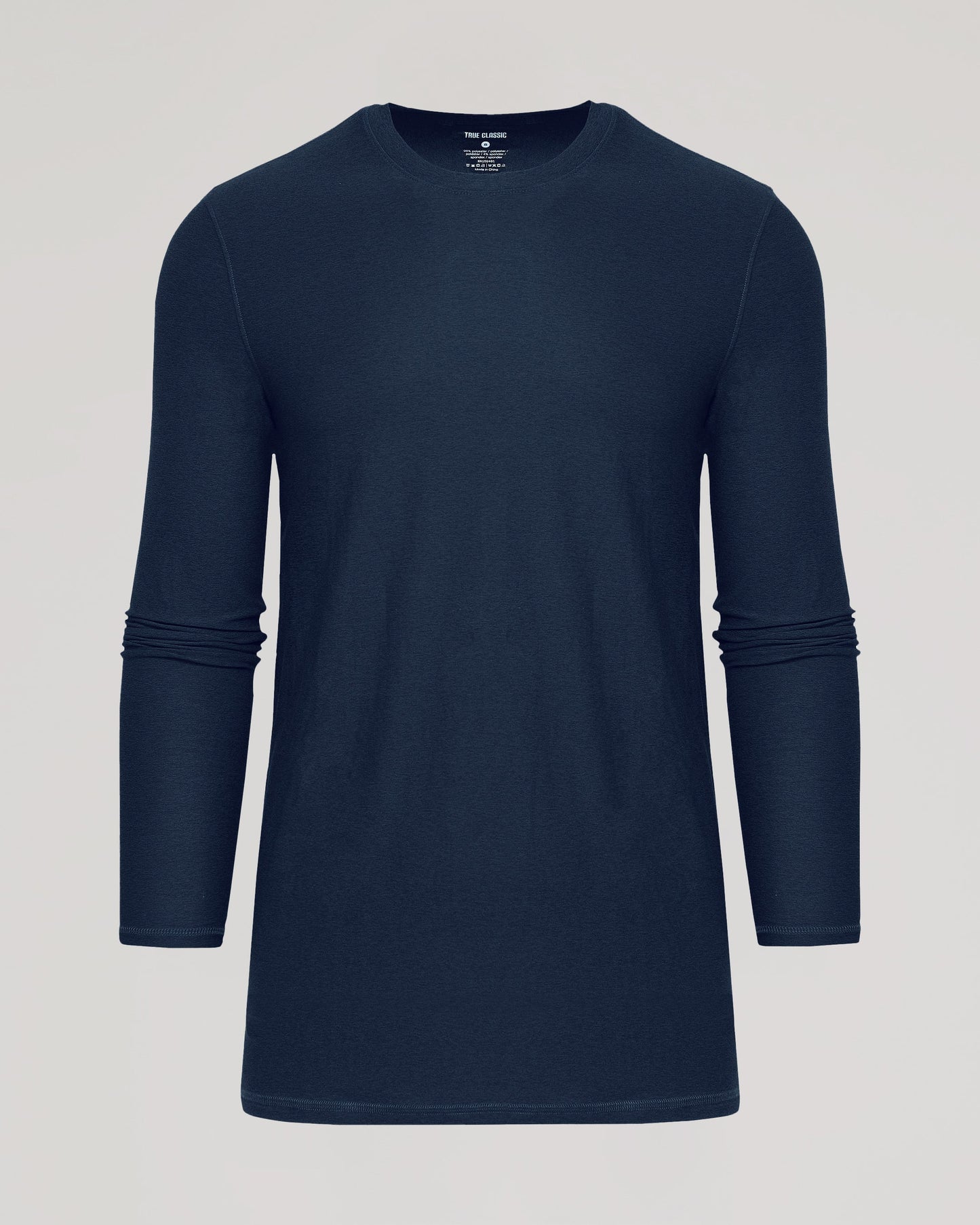 Dark Heather Fiord Long Sleeve Tall Active Crew