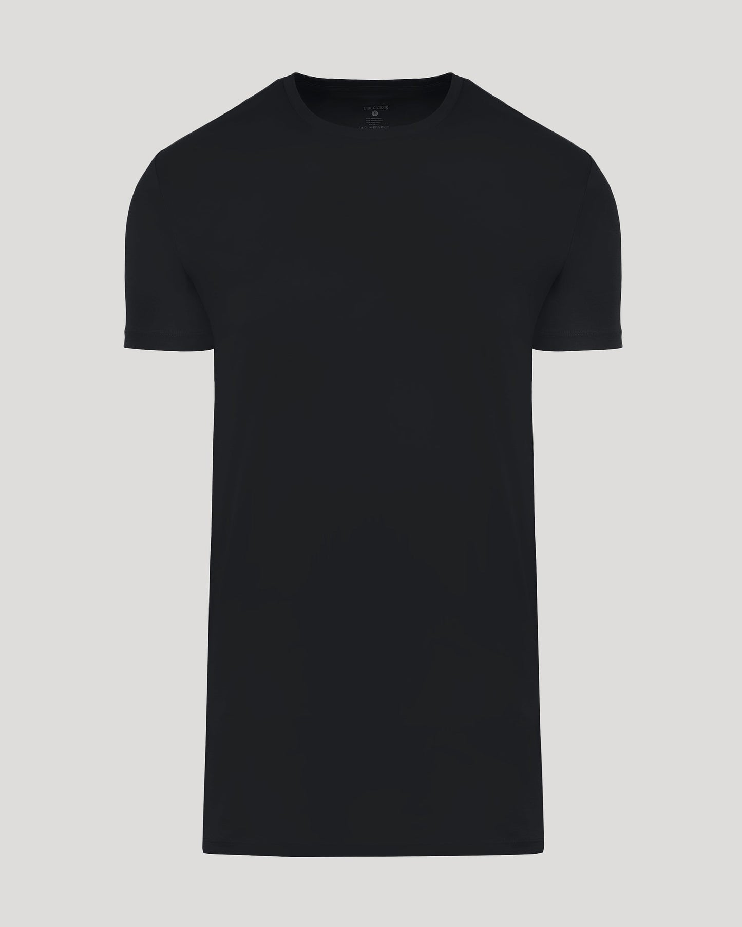 Black Tall Pima Crew Neck