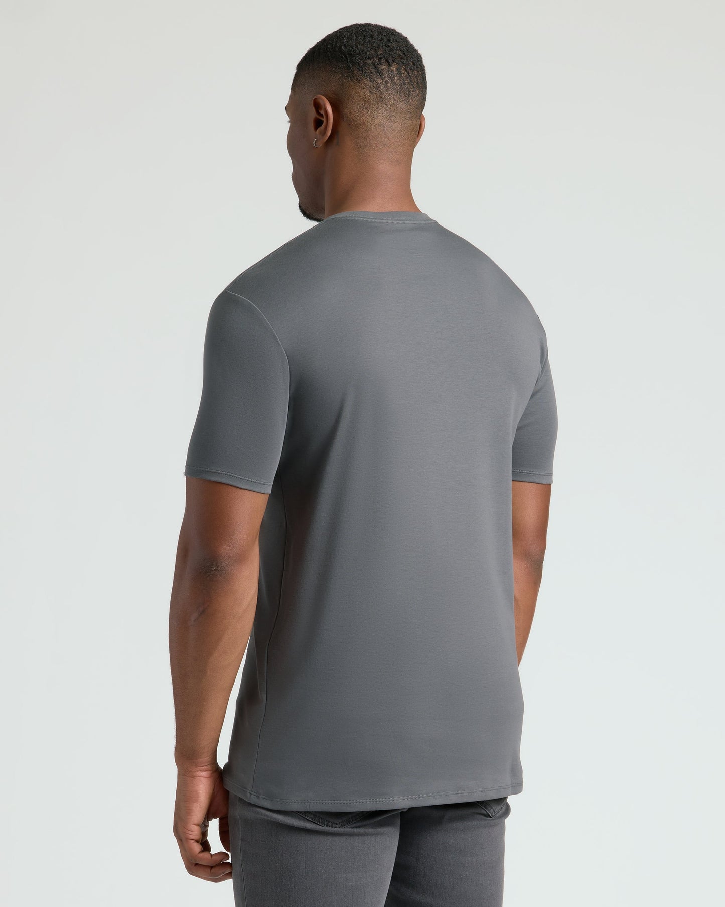 Carbon Tall Pima Crew Neck
