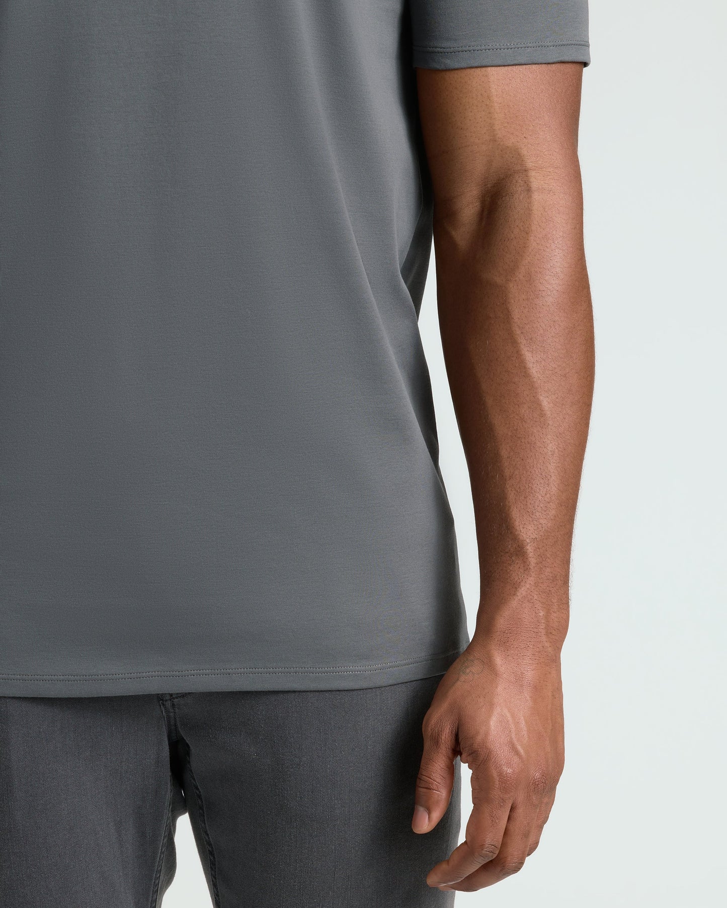 Carbon Tall Pima Crew Neck