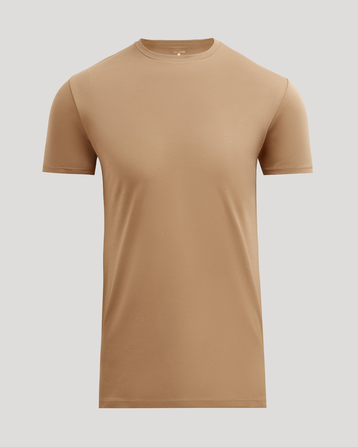 Tahini Tall Pima Crew Neck