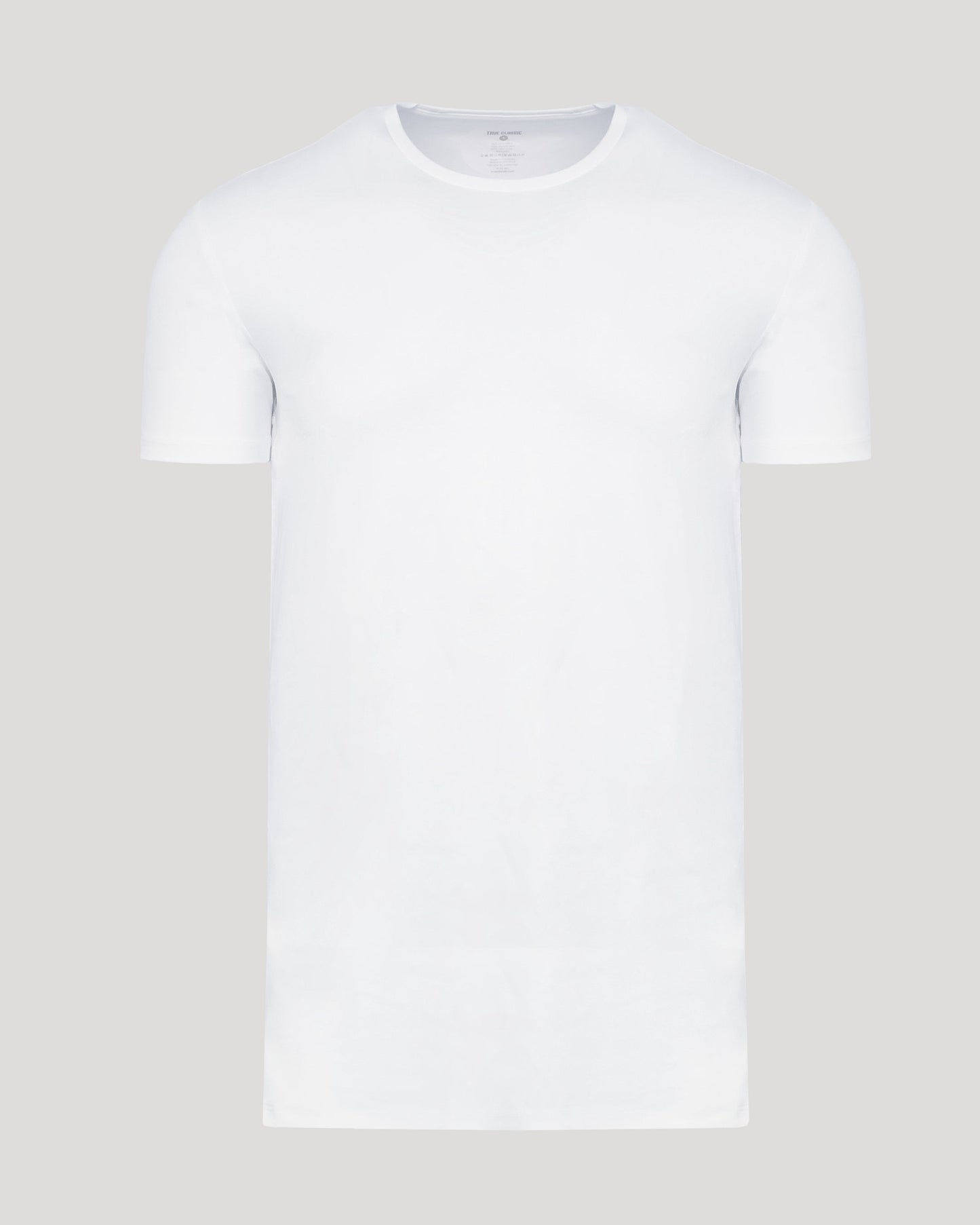White Tall Pima Crew Neck