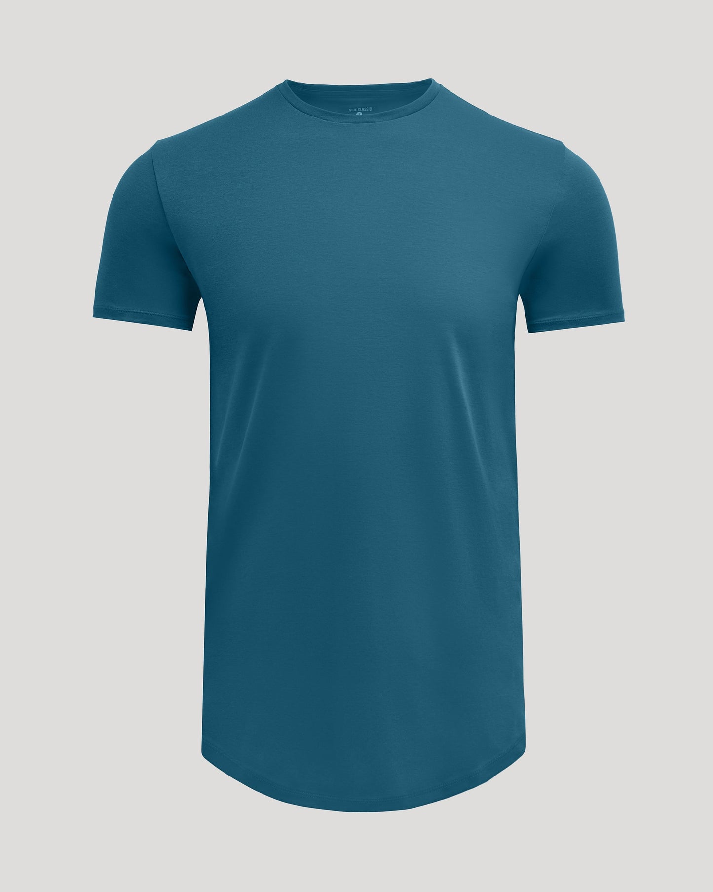 Lagoon Tall Pima Crew Curved Hem