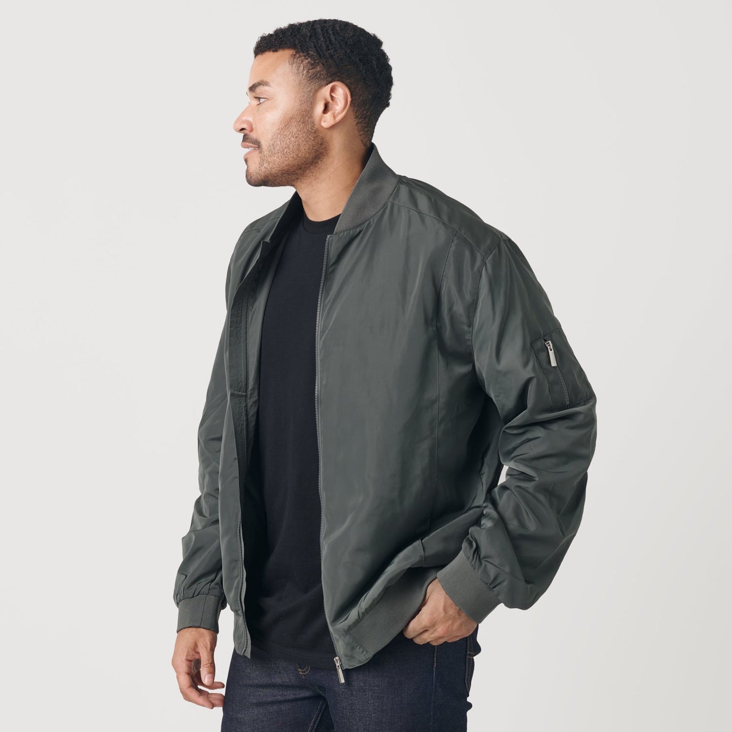 Carbon Bomber Jacket