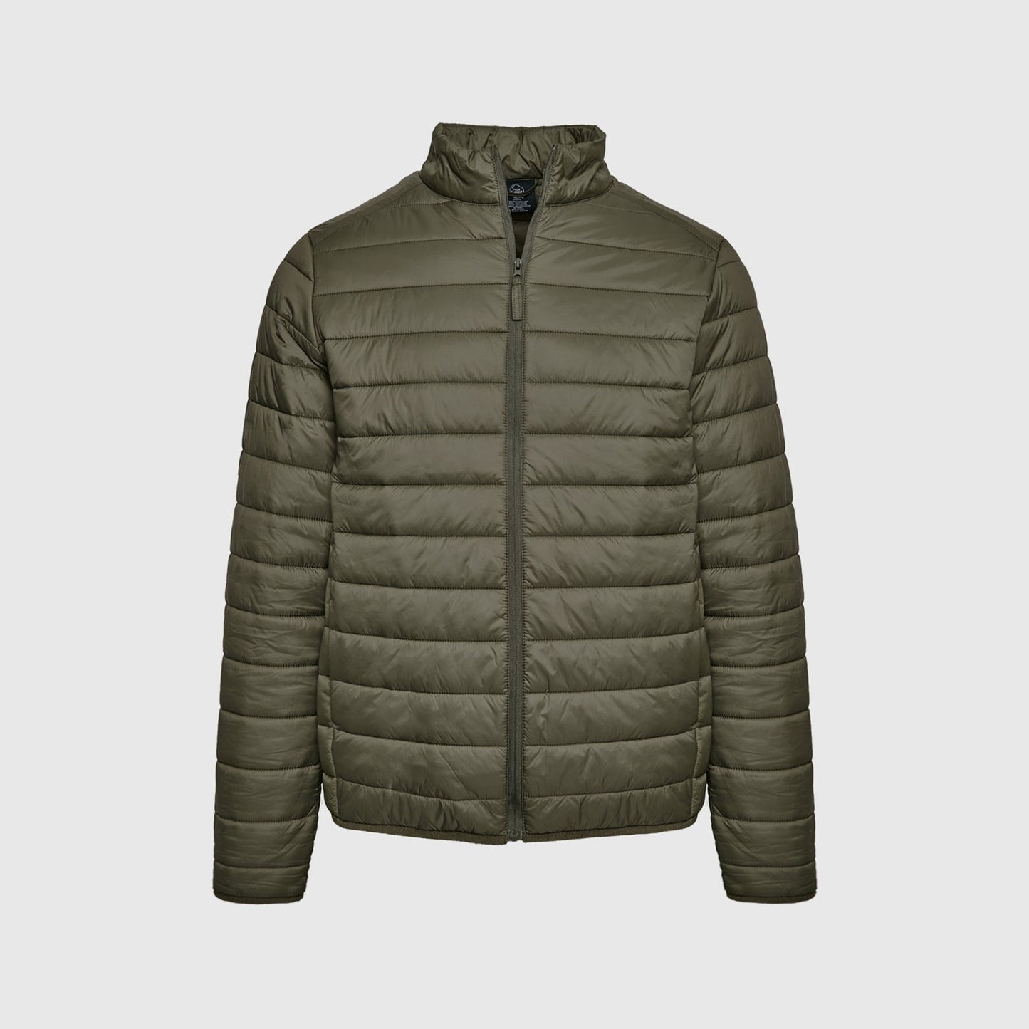 Military Green Quilted Puffer Jacket