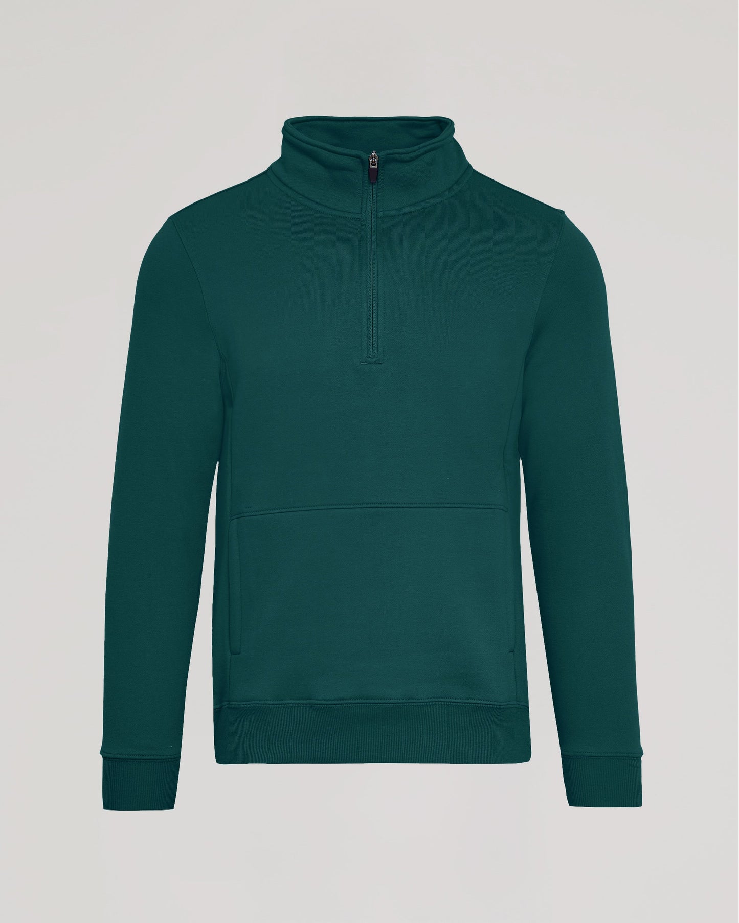 Emerald Half Zip Fleece Sweatshirt